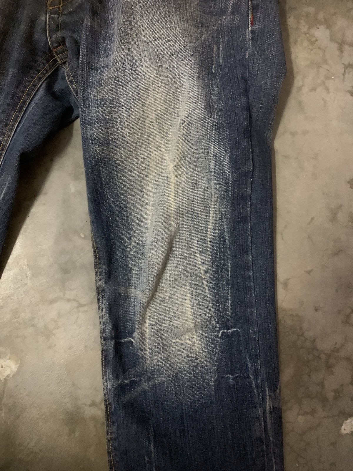 If Six Was Nine Original Jeans The World Freedom Flare Denim Jeans Size US 34 / EU 50 - 3 Thumbnail