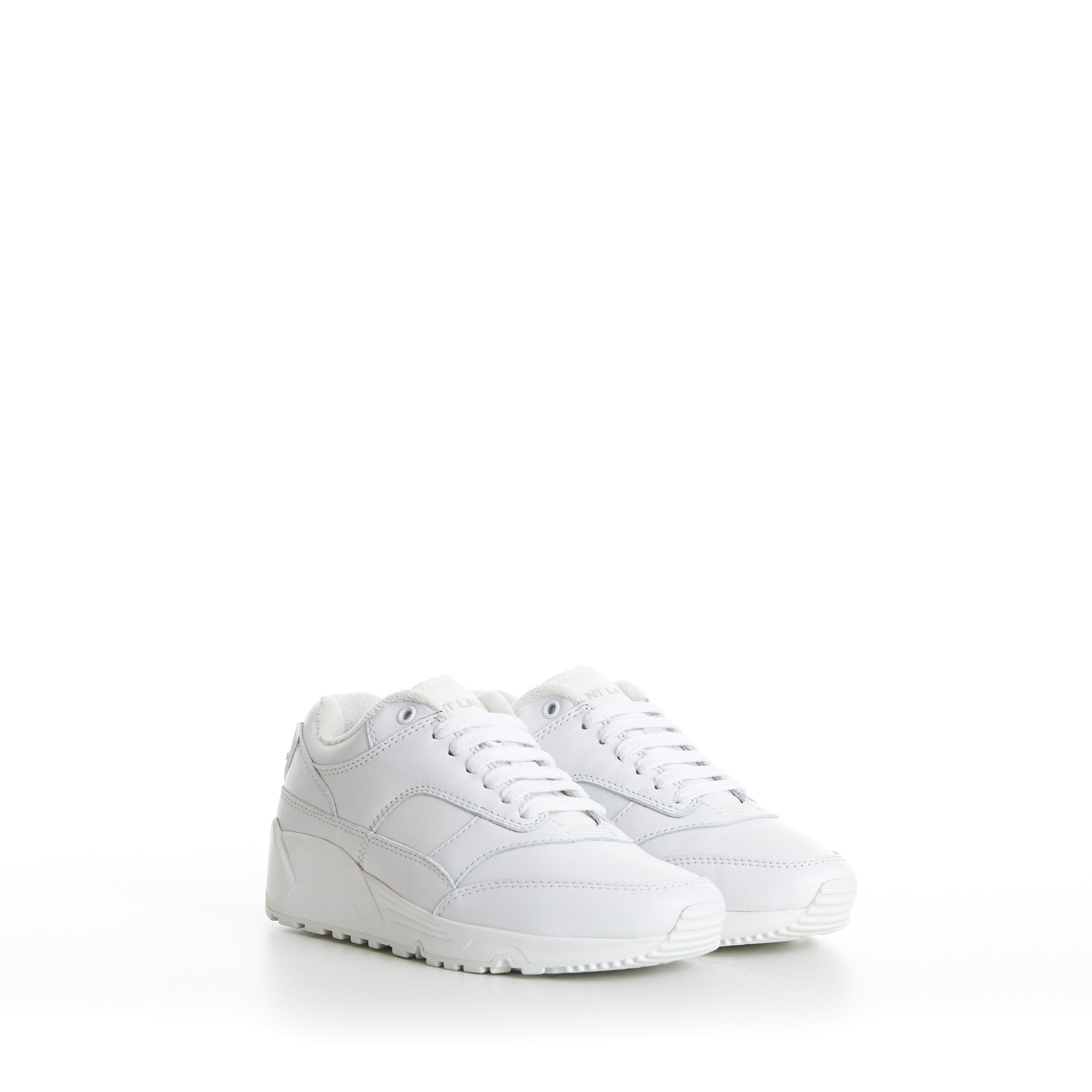 Saint Laurent Paris Women's White 'Bump' Low-top Sneakers - Smooth Leather Size US 9 / IT 39 - 1 Thumbnail