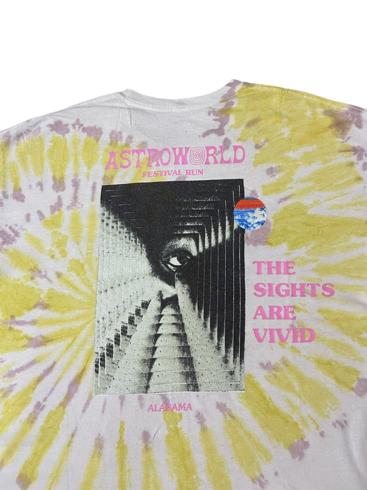 Travis Scott Travis Scott Astroworld Festival Run Alabama Tie Dye T-Shirt Size US XL / EU 56 / 4 - 5 Thumbnail