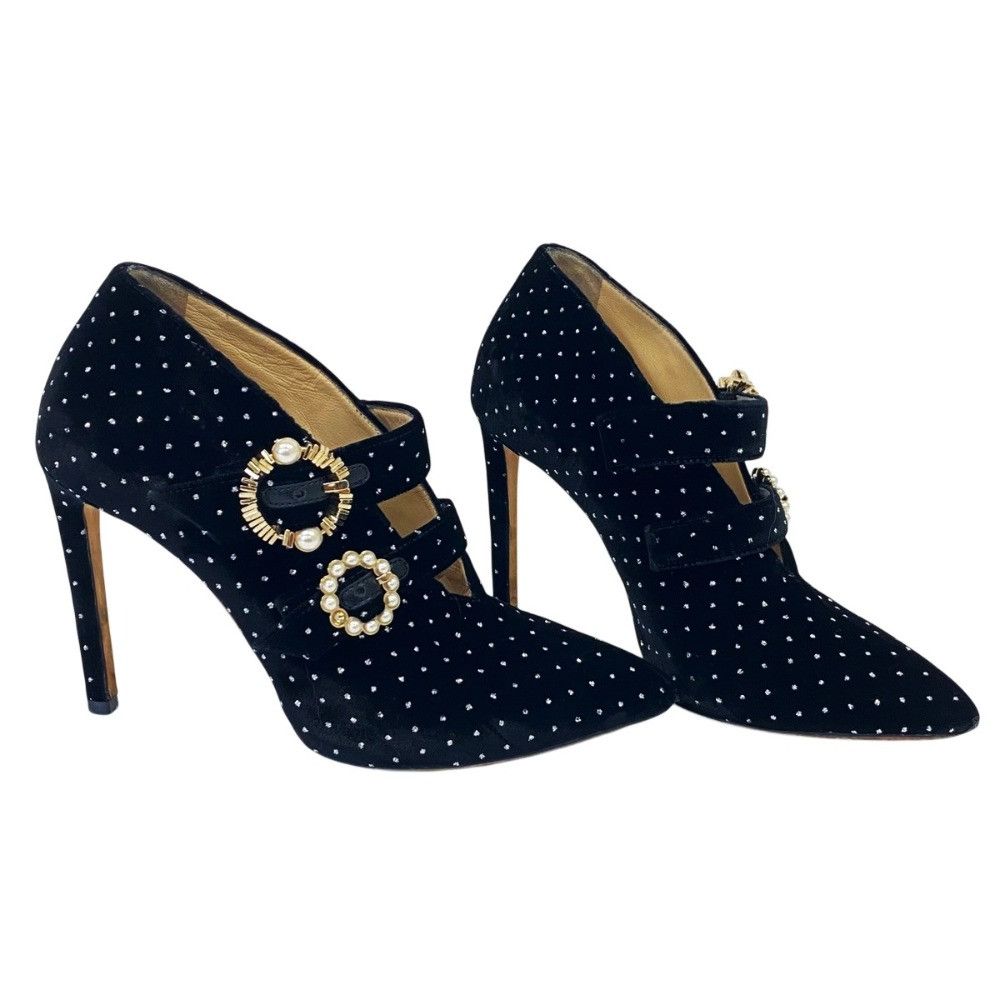 Jimmy Choo Jimmy Choo Jimmy Choo Velvet Pumps Textile Shoes DUTY FREE for USA Size ONE SIZE - 1 Thumbnail