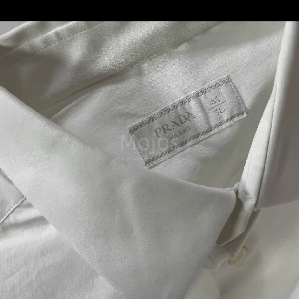 Prada Sz 41 Prada Classic Plain Shirt-2508 Size US L / EU 52-54 / 3 - 4 Thumbnail