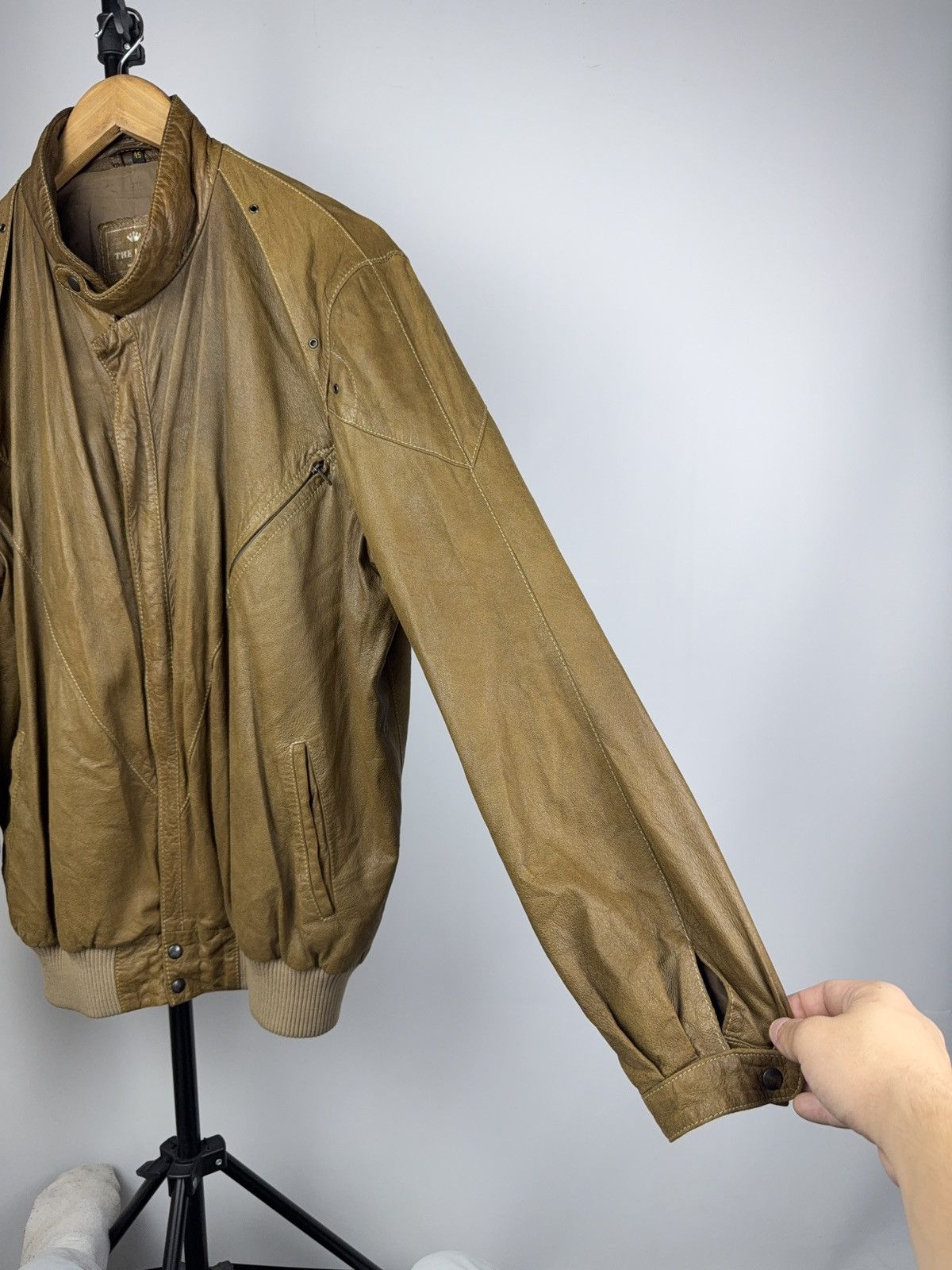 Japanese Brand Vintage 90s Retro Rock Punk Opium The King Leather jacket Size US L / EU 52-54 / 3 - 4 Thumbnail