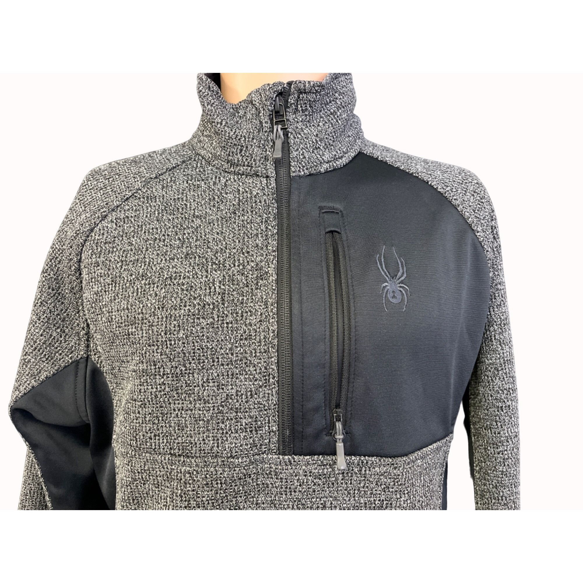 Spyder Spyder Men's Grey/Black Sweatshirt/Pullover Sz M SKU 4868 Size US M / EU 48-50 / 2 - 2 Thumbnail