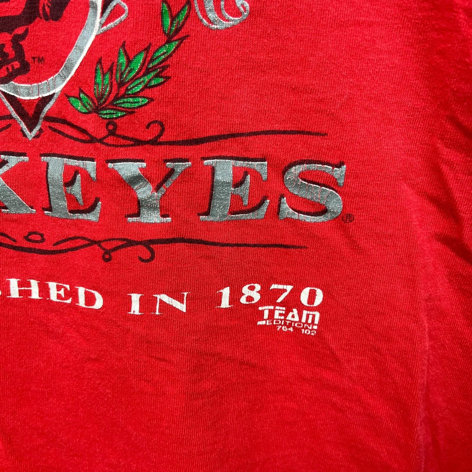 Other Vintage 90s Ohio State Buckeyes T Shirt XL Size ONE SIZE - 5 Thumbnail