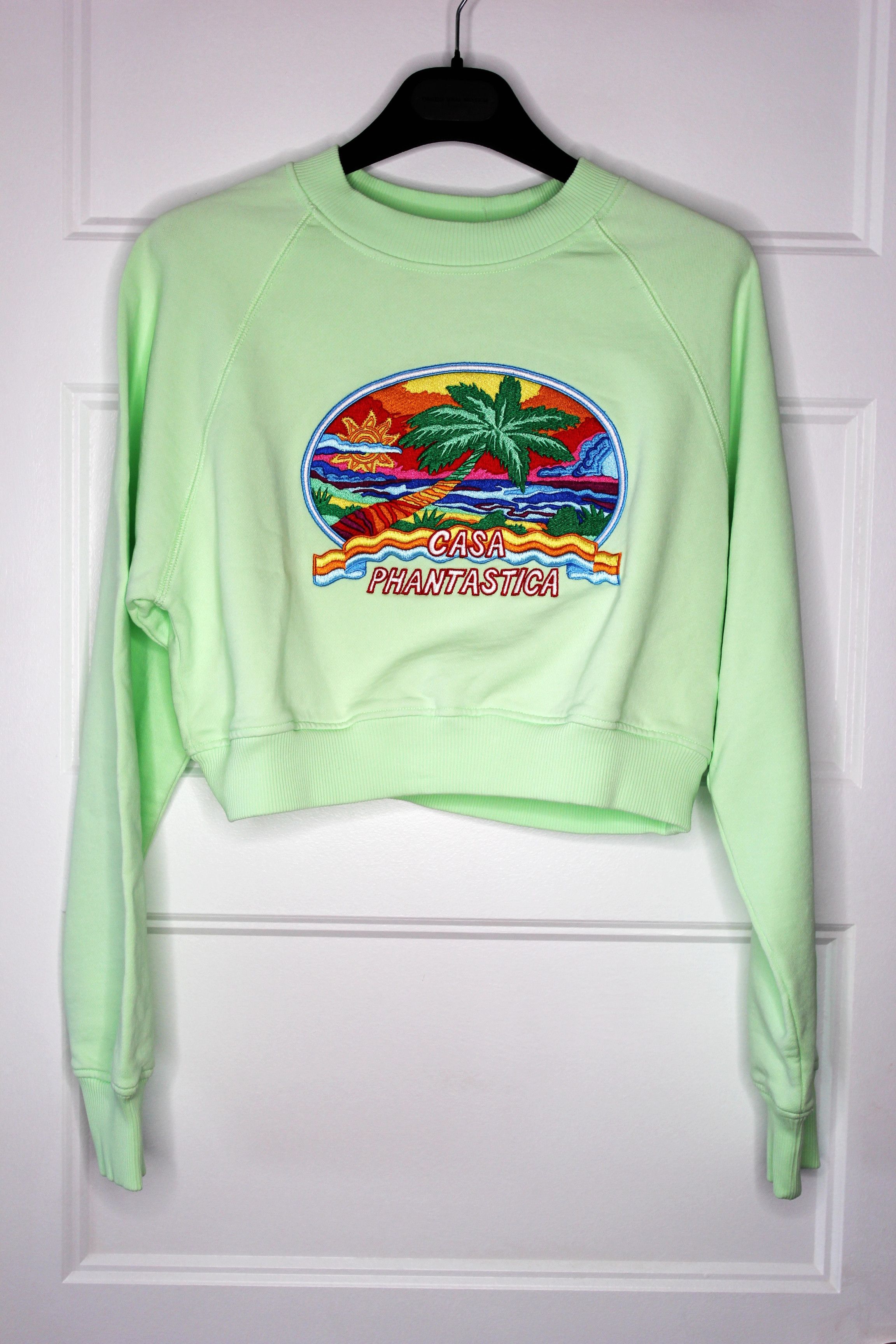Casablanca BNWT SS23 CASABLANCA PHANTASTICA EMBROIDERED SWEATSHIRT S Size S / US 4 / IT 40 - 2 Thumbnail