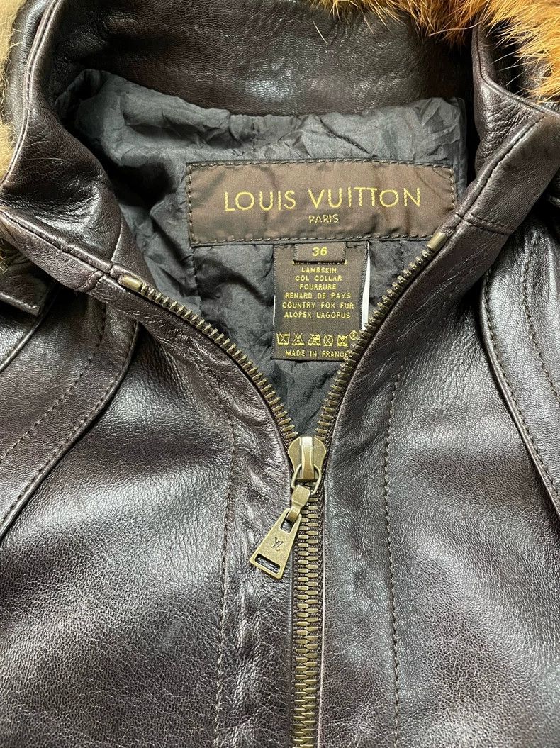 Louis Vuitton Louis Vuitton Leather jacket 2503-Nextarrow Size XS / US 0-2 / IT 36-38 - 3 Thumbnail