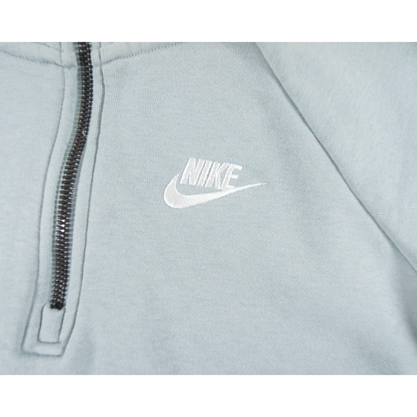 Nike Nike Sweatshirt Womens XS Blue 1/4 Zip Fleece Pullover Ladies Outdoors Swoosh Size XS / US 0-2 / IT 36-38 - 3 Thumbnail