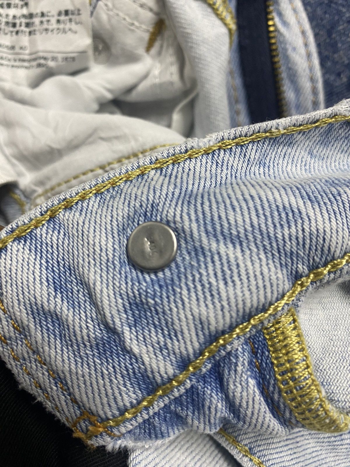Levi's Levis Premium Jeans Distressed Denim Balloon Leg Big E Pants Size 26" / US 2 / IT 38 - 13 Thumbnail