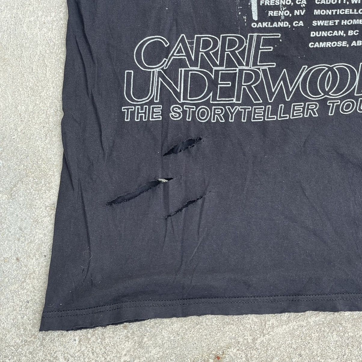 Band Tees × Vintage “CARRIE UNDERWOOD” DISTRESSED Y2K BAND TEE Size US M / EU 48-50 / 2 - 9 Thumbnail