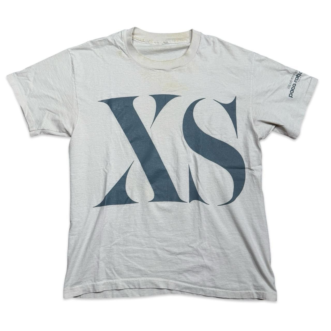 Designer 90s Paco Rabanne Paris ‘XS’ vintage tee Size US XL / EU 56 / 4 - 1 Thumbnail