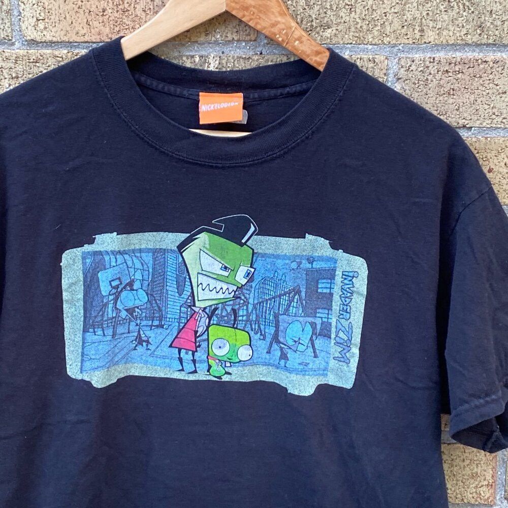 Nickelodeon × Vintage Vintage 2003 Nickelodeon Invader Zim TV Show Promo Shirt La Size US L / EU 52-54 / 3 - 3 Thumbnail