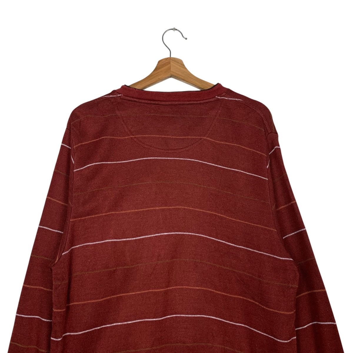 Kansai Yamamoto KANSAI YAMAMOTO Striped Single Pocket Sweatshirt #2397-C107 Size US L / EU 52-54 / 3 - 8 Thumbnail