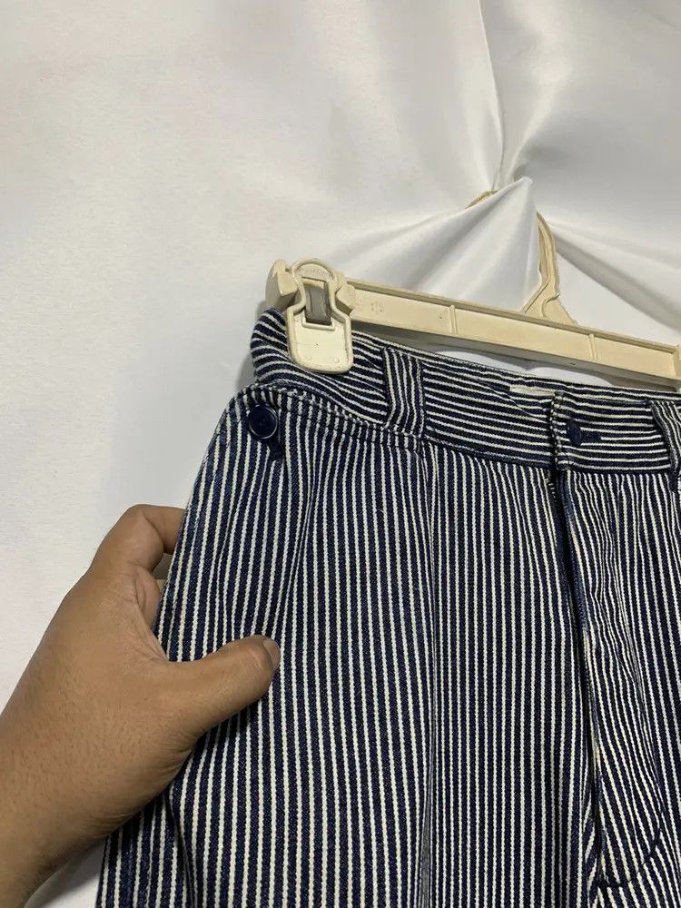 Issey Miyake Vintage Issey Miyake hickory stripe balloon denim pants Size 24" / US 00 / IT 34 - 5 Thumbnail