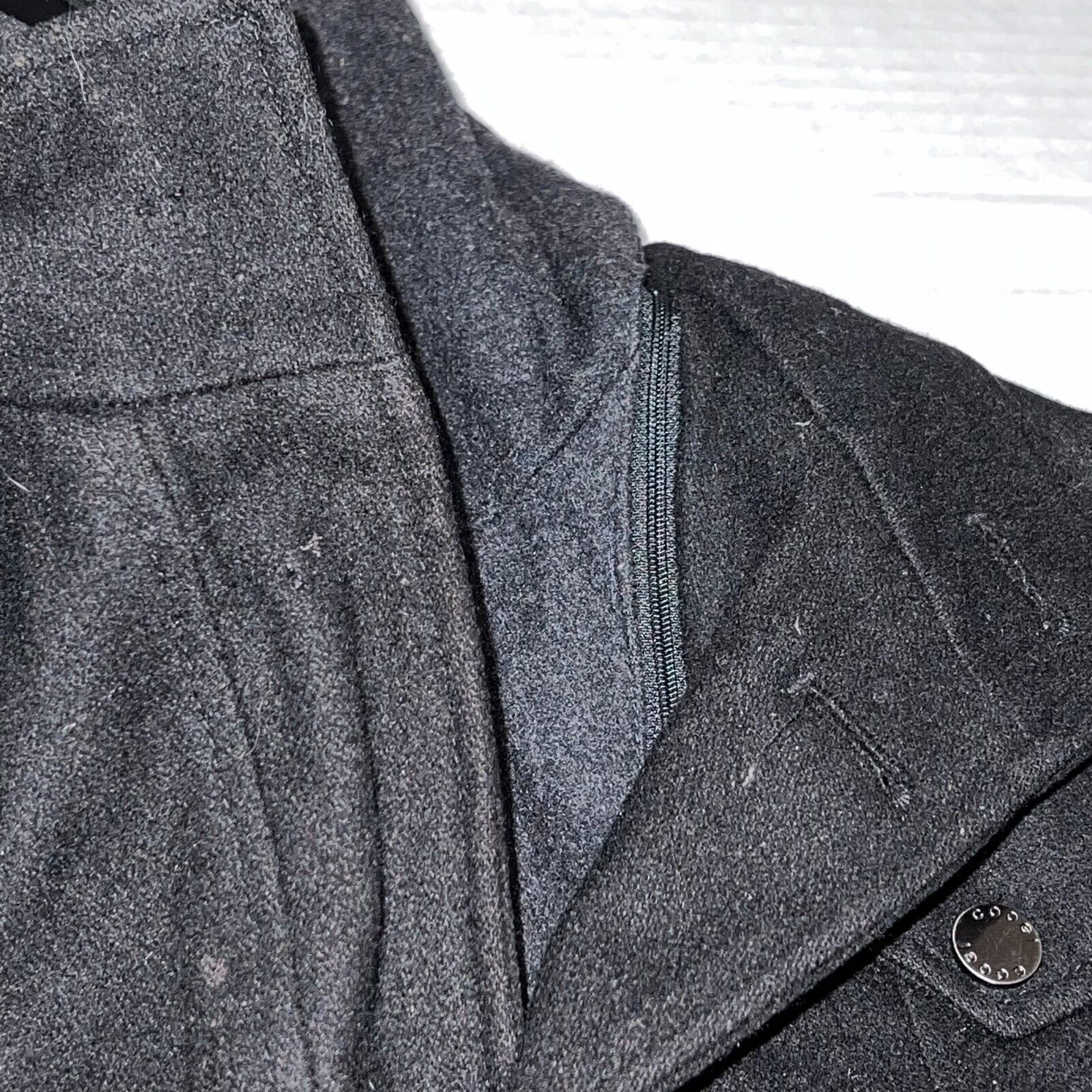 Coogi Coogi Mens Black Wool Blend Heavy Jacket Coat Size Large Size US L / EU 52-54 / 3 - 11 Thumbnail