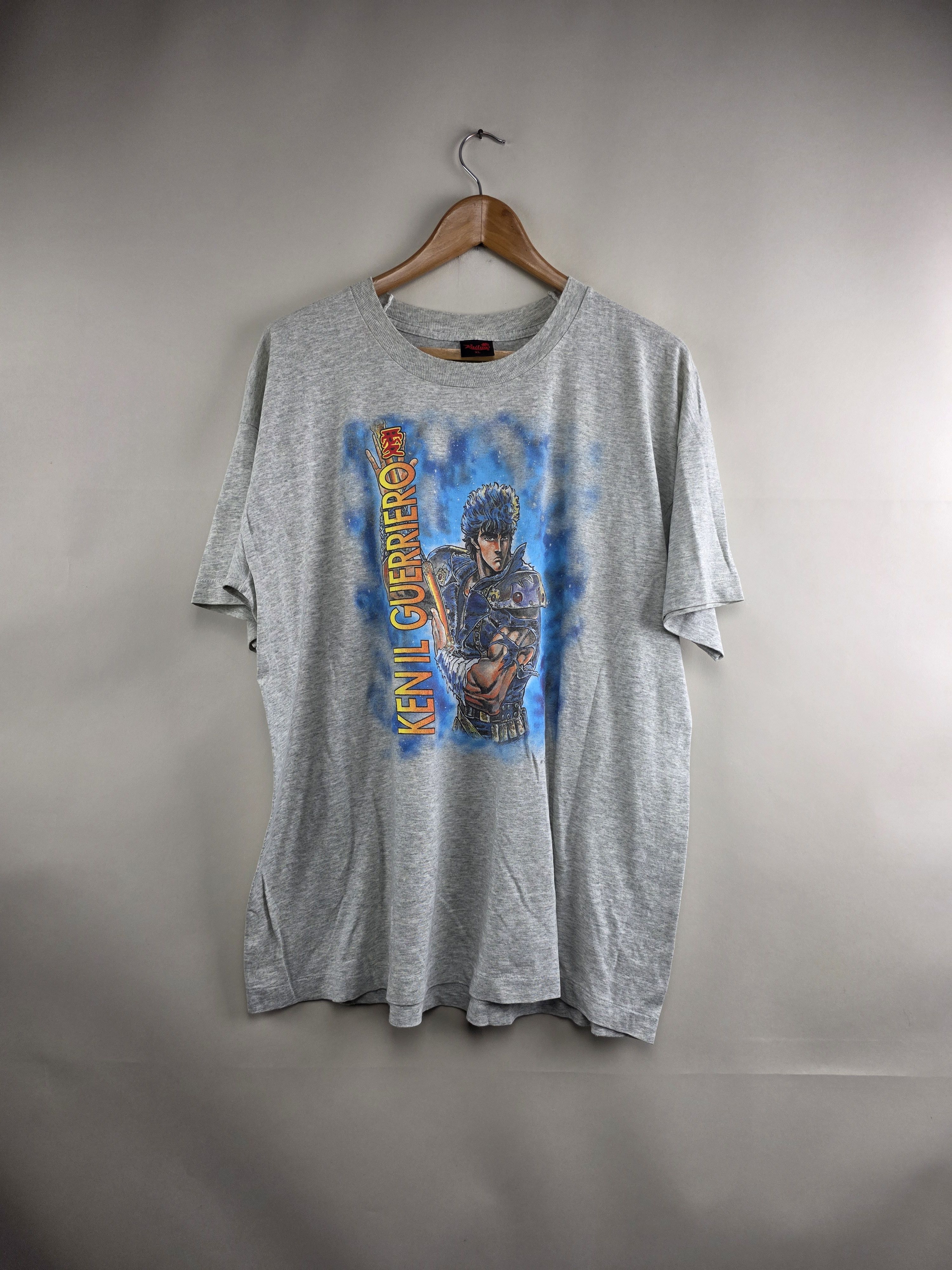 Anime 90s Kenshiro Hokuto no ken Fist of the north star Anime Tee Size US XL / EU 56 / 4 - 8 Thumbnail