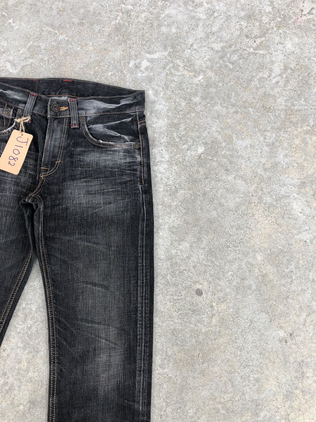 If Six Was Nine Japanese Edwin Flared Jeans Distressed Jeans 512 Size US 29 - 5 Thumbnail