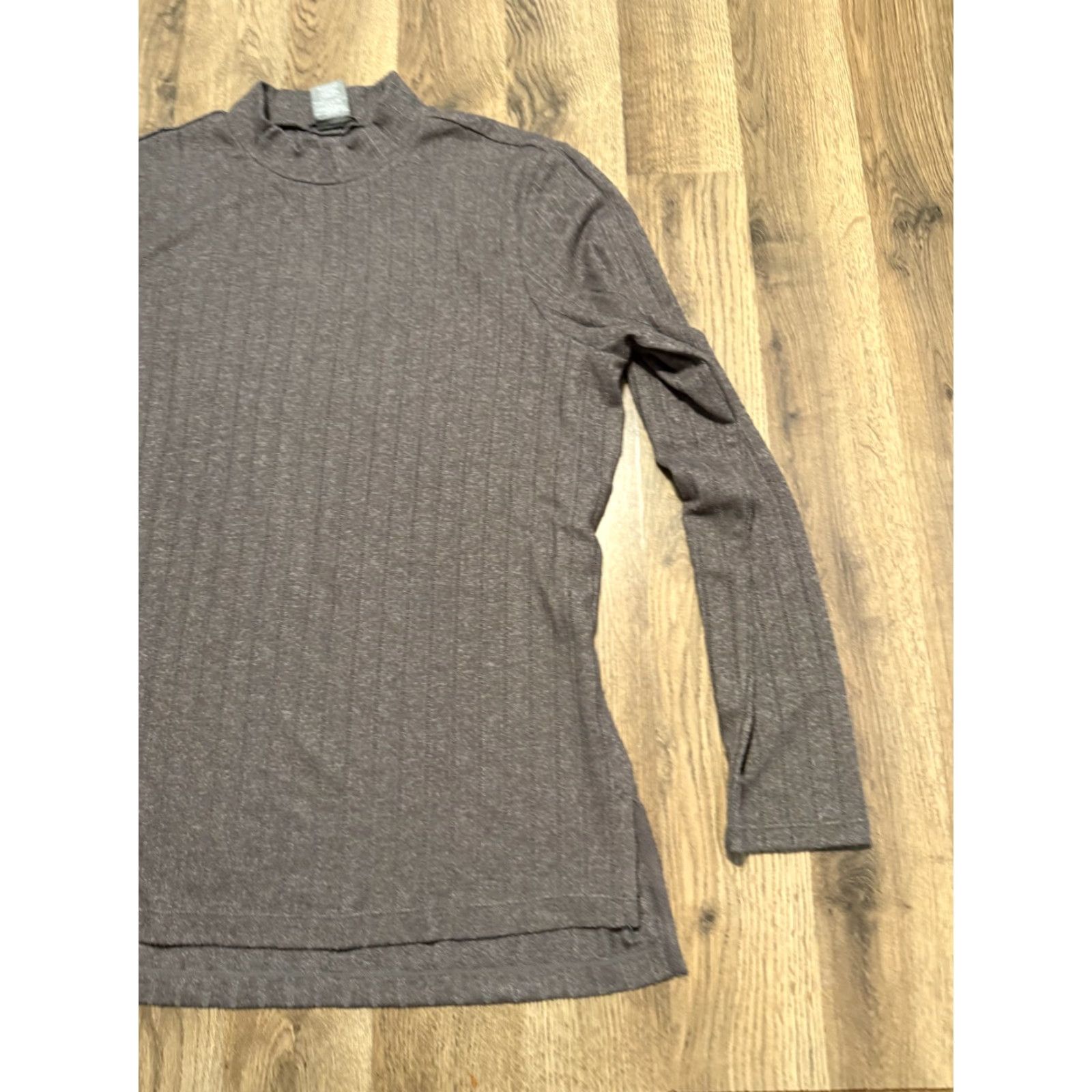 Vintage Matty M Shirt Women's Size Medium Brown Long Sleeve Mock Neck Size M / US 6-8 / IT 42-44 - 4 Thumbnail
