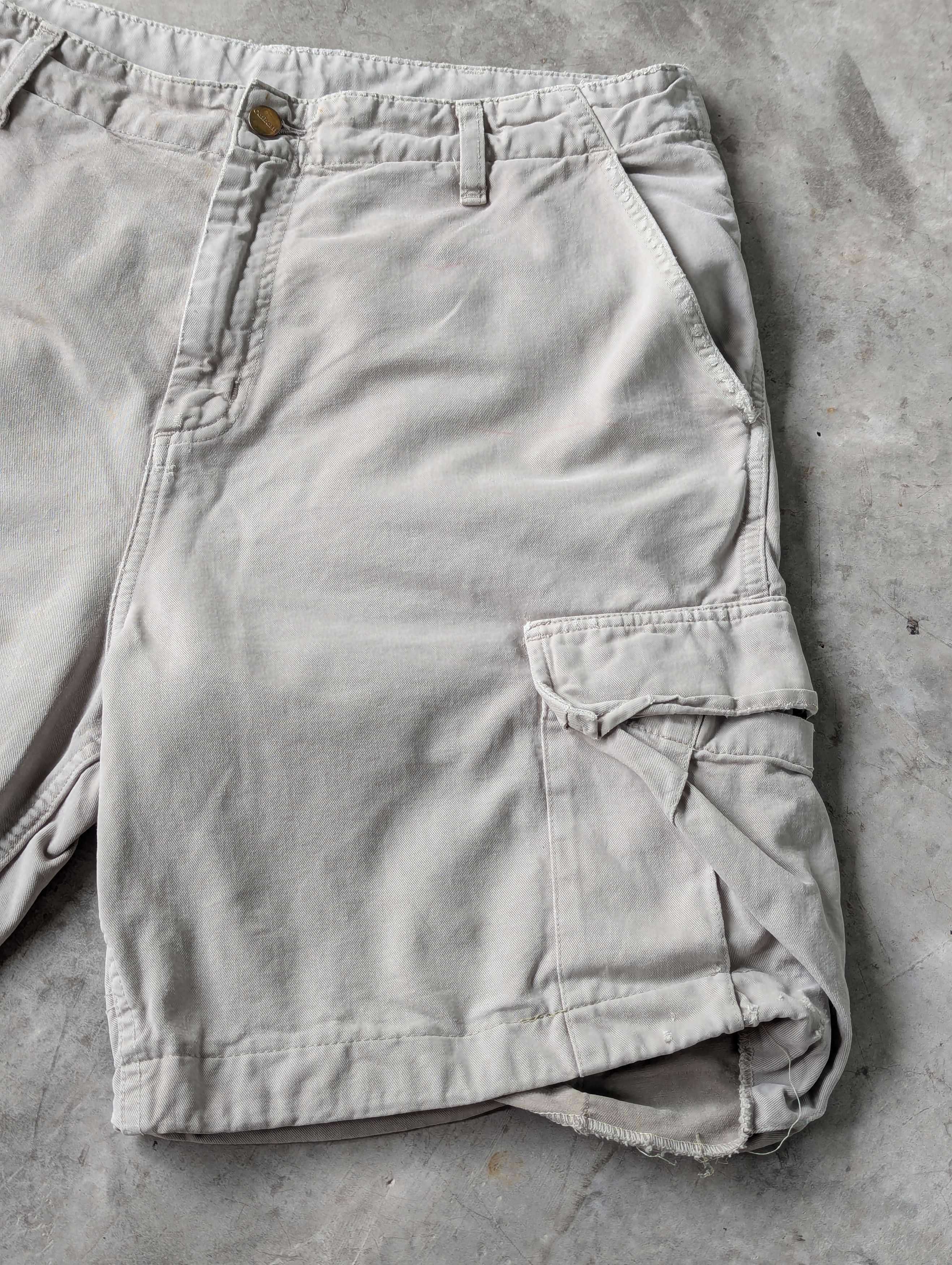 Carhartt Distressed Faded Biege Carhartt Bermuda Short Cargo Pants Size US 38 / EU 54 - 9 Thumbnail