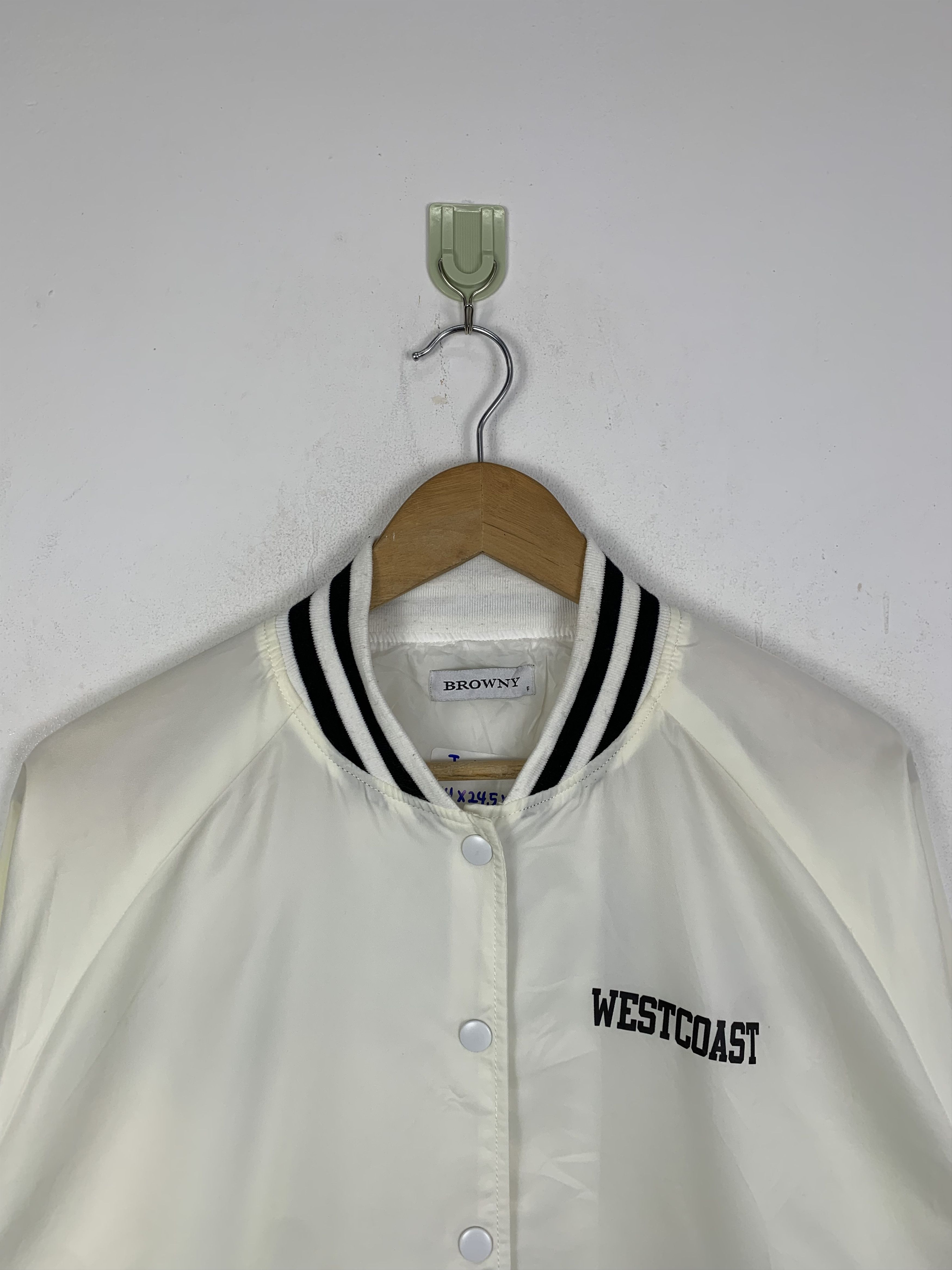 Vintage Vintage Browny Westcoast varsity Bomber Jacket J1482 Size US M / EU 48-50 / 2 - 2 Thumbnail