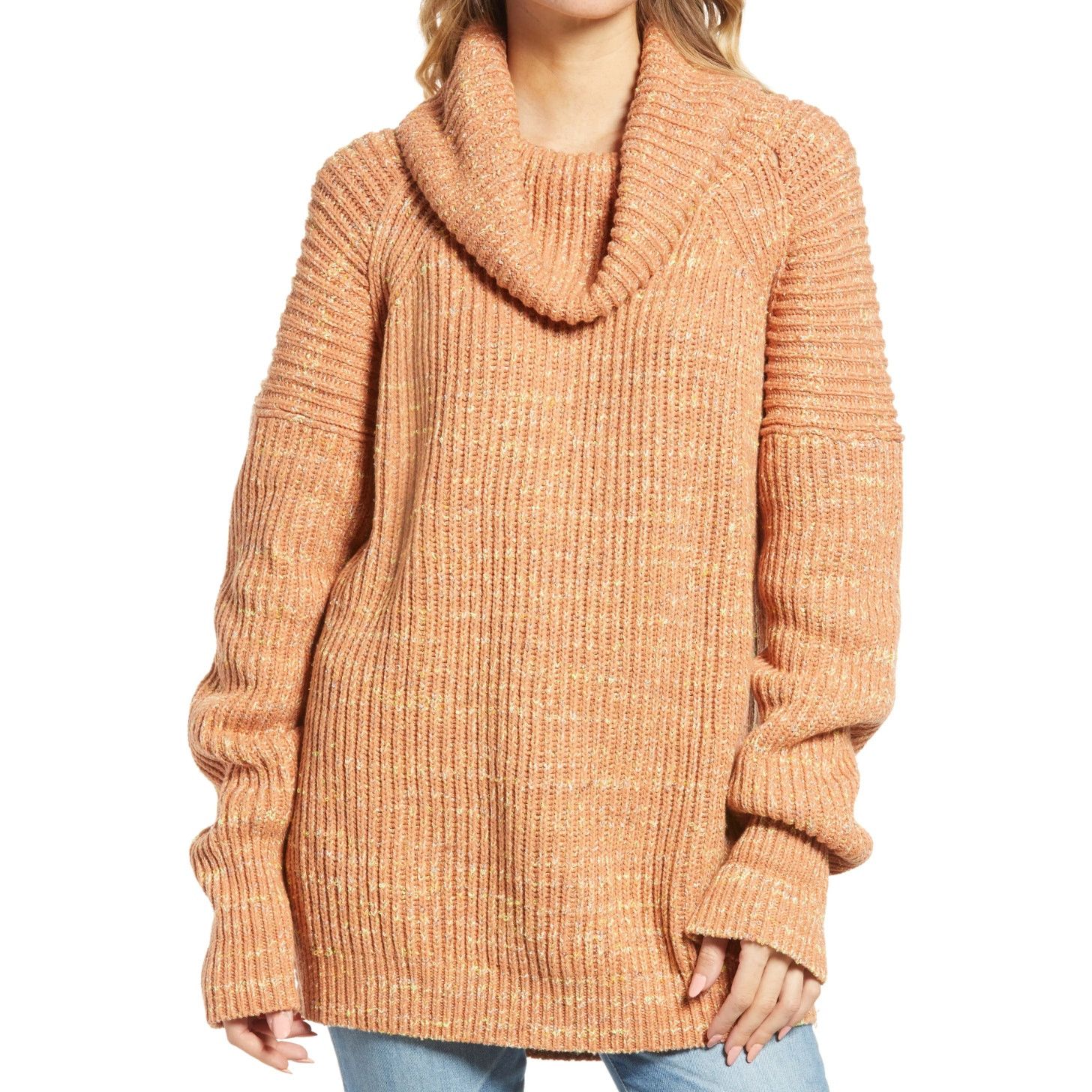 Free People Free People Leo Tunic Sweater​​​​​​​​​​​ in Petal Combo, XS Size XS / US 0-2 / IT 36-38 - 1 Thumbnail