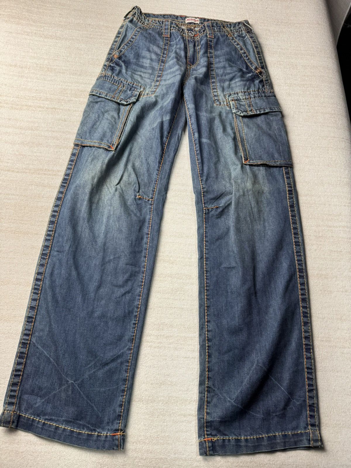 True Religion Denim cargo pants 26 Size 26" / US 2 / IT 38 - 2 Thumbnail