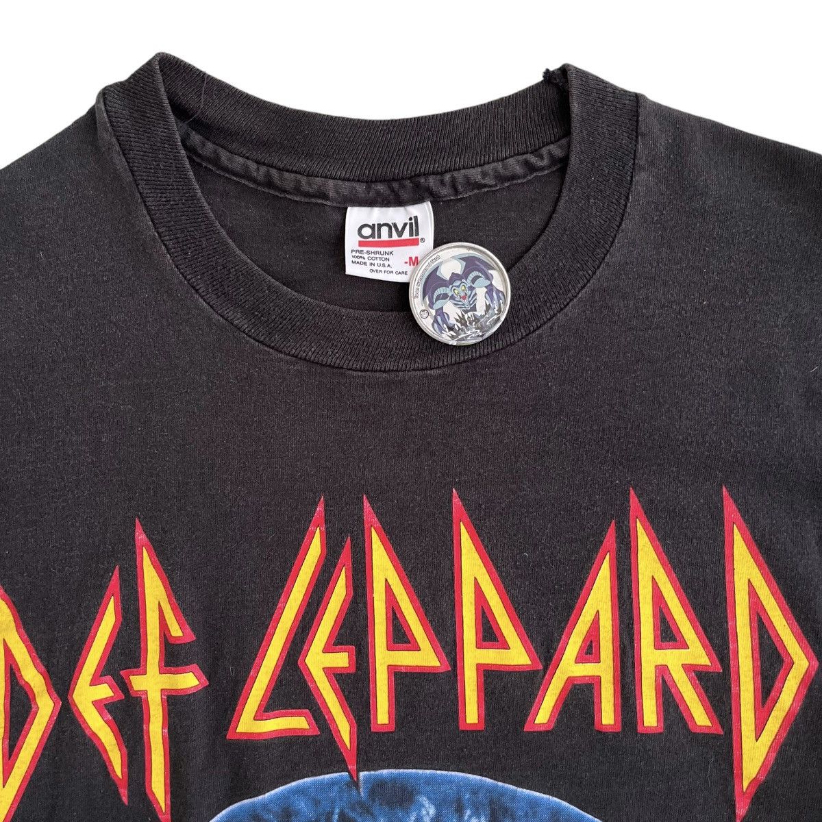 Vintage Vintage 90s Def Leopard Band Tee Size US M / EU 48-50 / 2 - 3 Thumbnail
