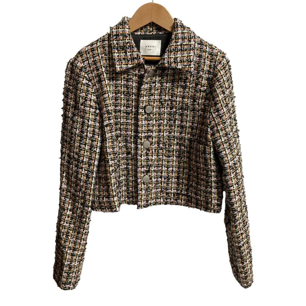 Other Other Ameri VINTAGE PLAYFUL TWEED JACKET tweed jacket Textile Outerwear 01310660040 DUTY FREE for USA Size ONE SIZE - 1 Thumbnail