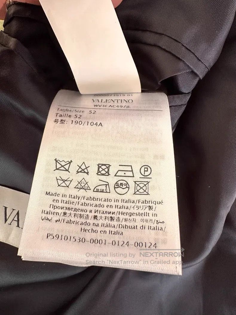 Valentino Valentino Men's gun collar coat Size US XL / EU 56 / 4 - 6 Thumbnail