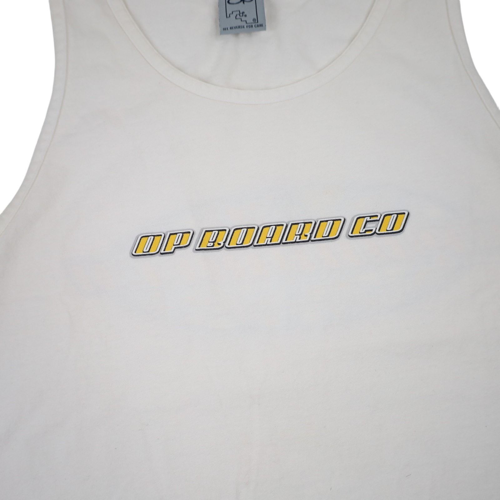 Ocean Pacific × Vintage Vintage Y2k Ocean Pacific Board Co. Graphic Tank Top Size US L / EU 52-54 / 3 - 4 Thumbnail
