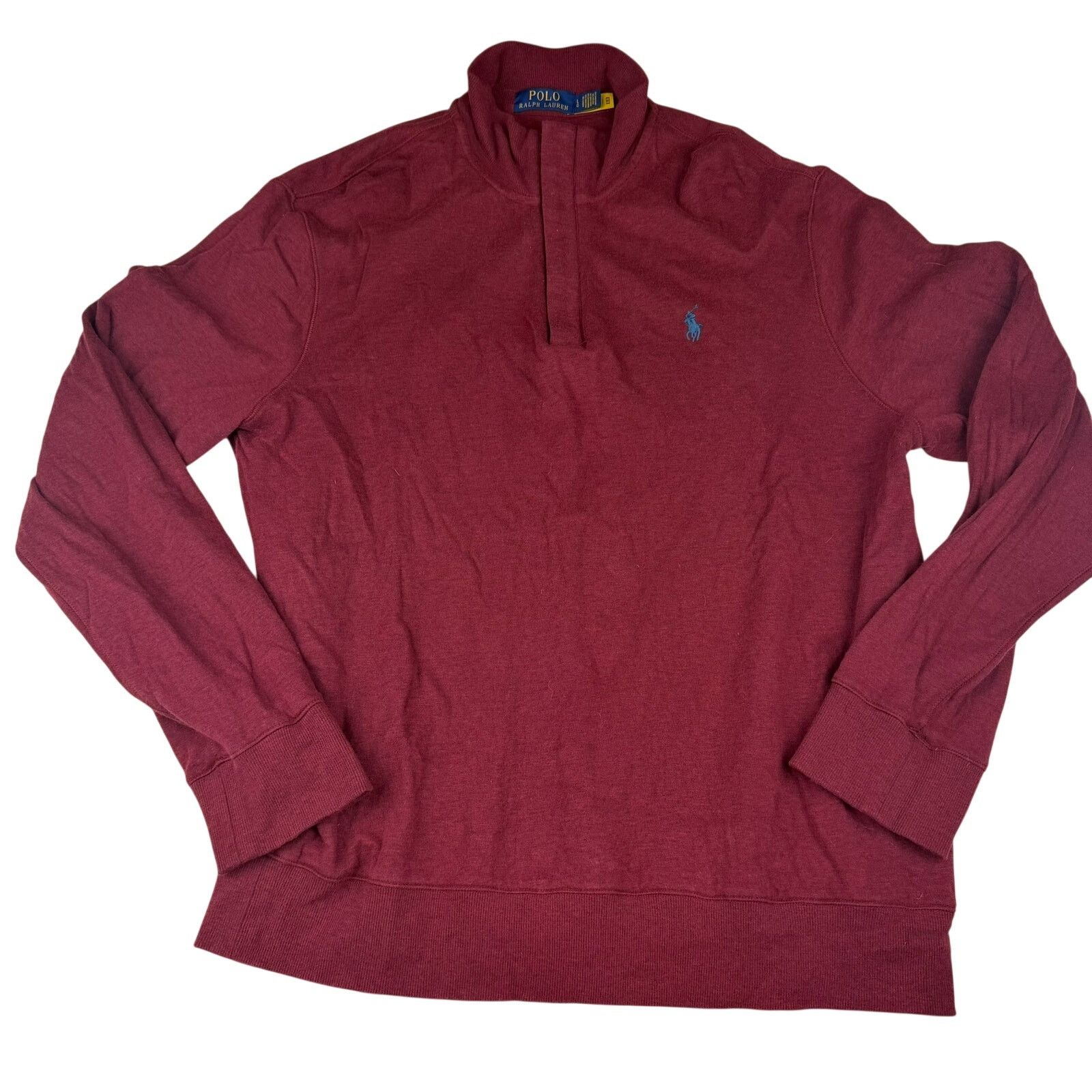 Polo Ralph Lauren Polo Ralph Lauren Half Zip Pullover Sweatshirt Large Size US L / EU 52-54 / 3 - 1 Thumbnail