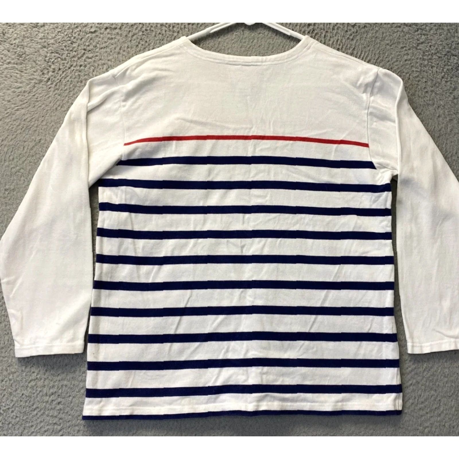 Pendleton Vintage Pendleton Essentials Henley Top Women’s M Red White Blue /100-34 Size M / US 6-8 / IT 42-44 - 6 Thumbnail