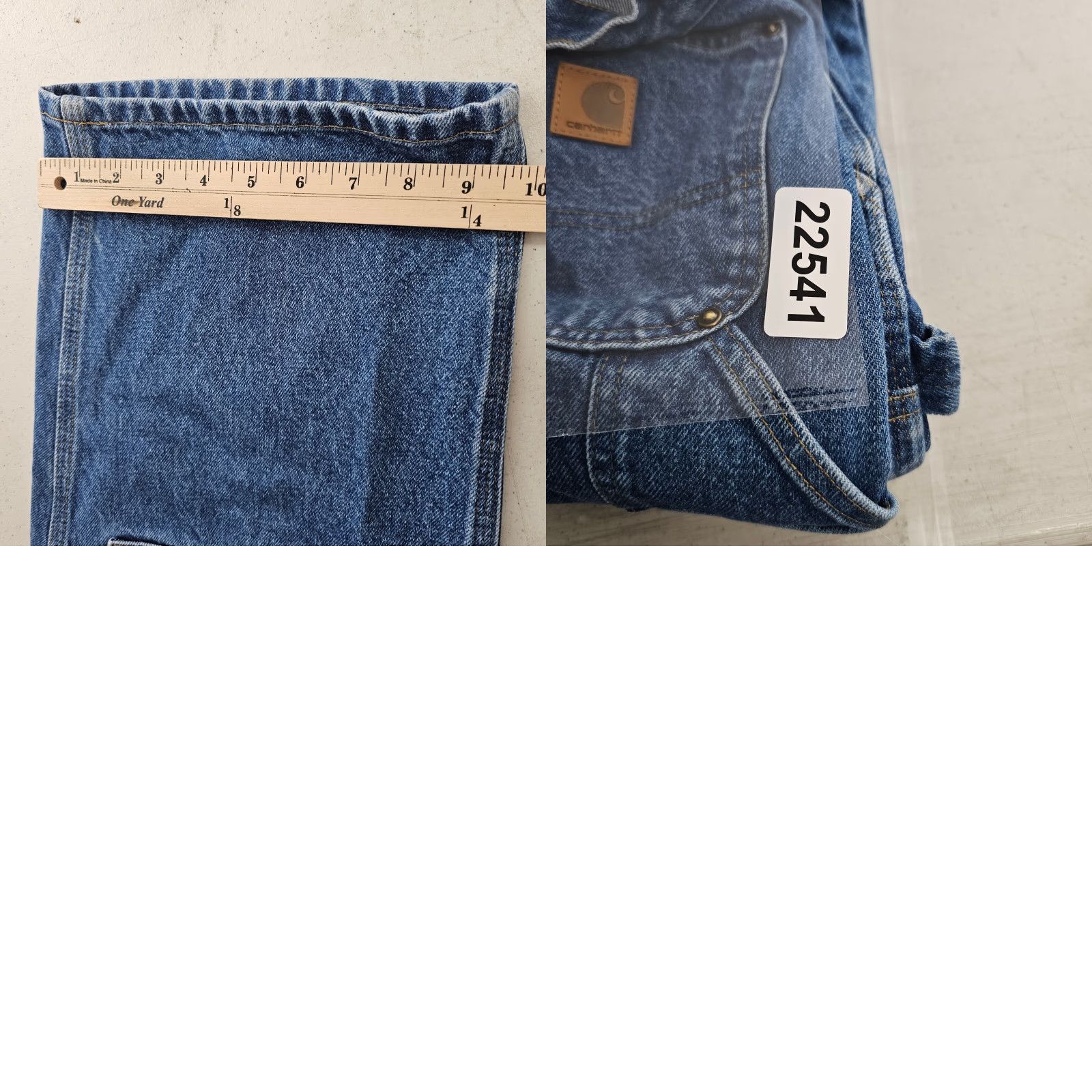 Carhartt Carhartt Jeans Carpenter Work Pants 40x30 Regular 40 Blue Denim Cotton Straight Pockets Mens Size US 40 / EU 56 - 9 Thumbnail