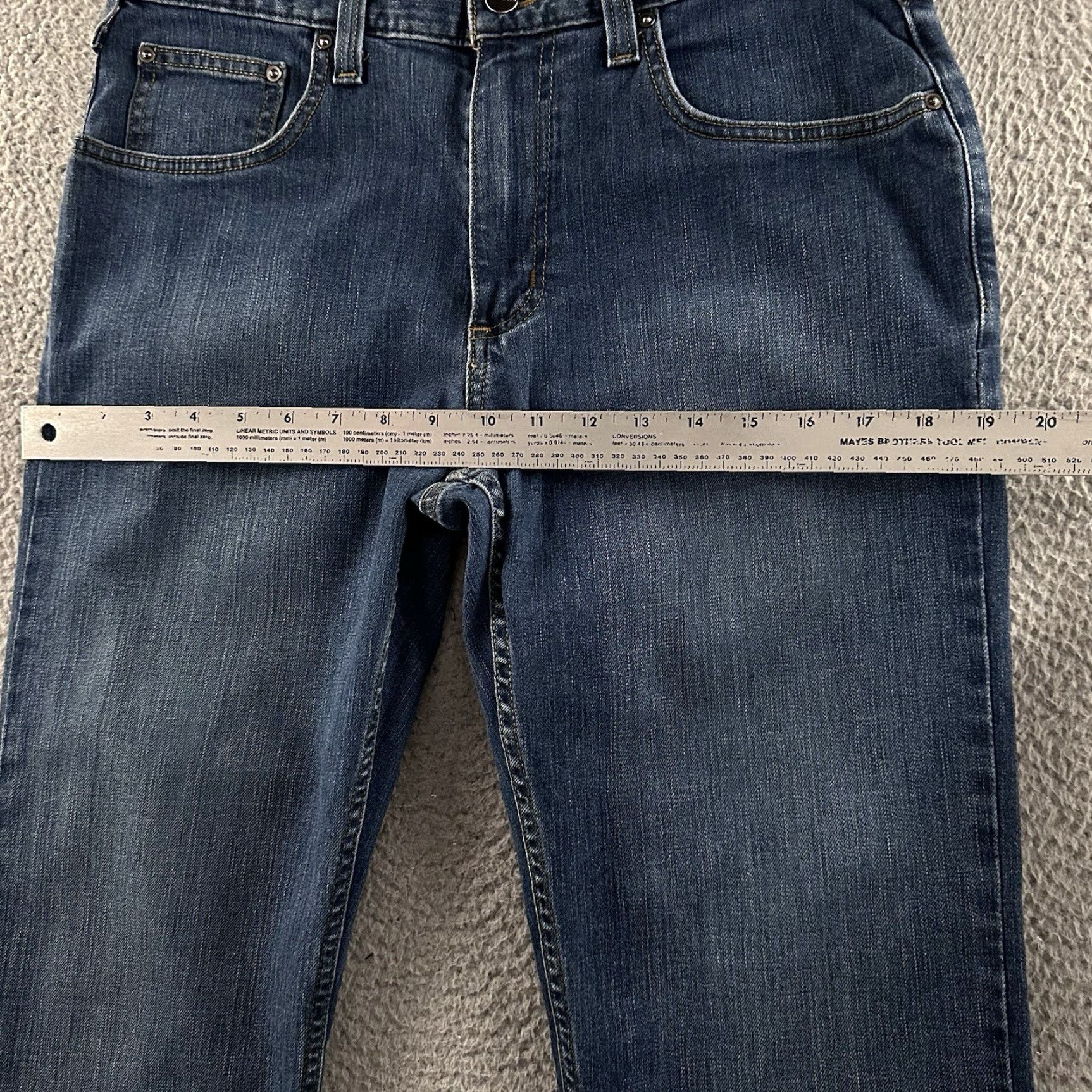 Carhartt Carhartt Jeans Blue 32x30 Relaxed Fit Rugged Flex 5 Pocket Cotton Blend Mens Denim Straight Pocket Quality Inseam 29" Regular, 32x30, Blue, Men Size US 32 / EU 48 - 6 Thumbnail