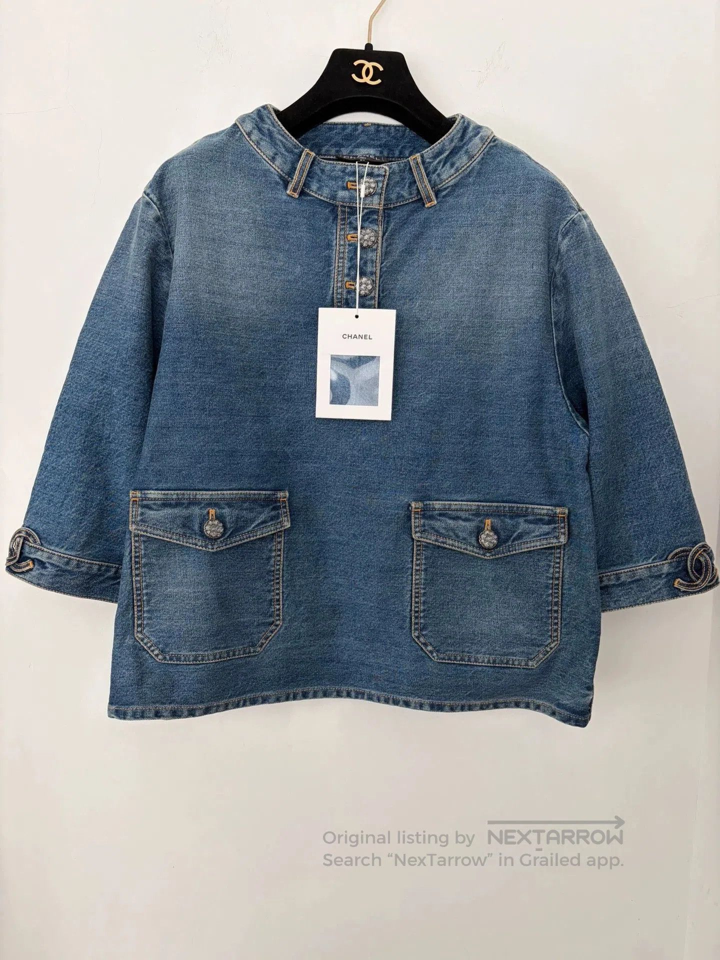 Chanel Chanel 24S Denim pullover. Size US XS / EU 42 / 0 - 1 Thumbnail