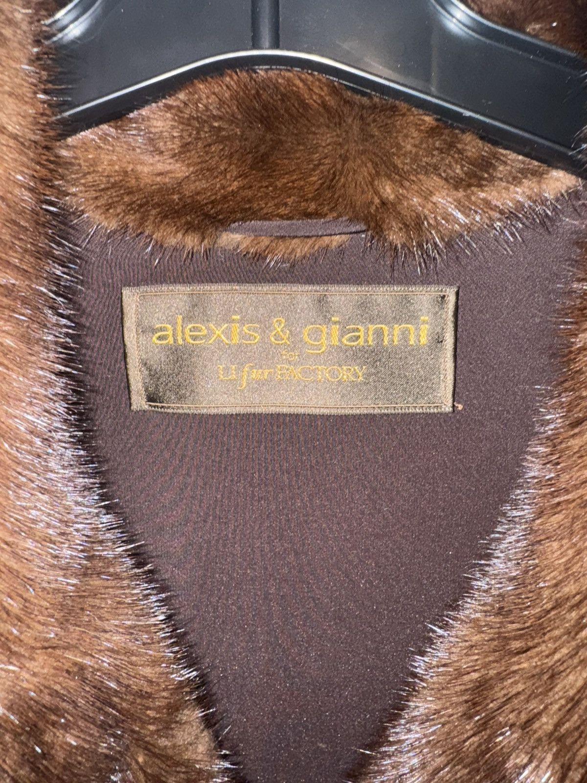 Other Vintage Alexis & Gianni Mahogany Mink Fur Coat Size M / US 6-8 / IT 42-44 - 3 Thumbnail