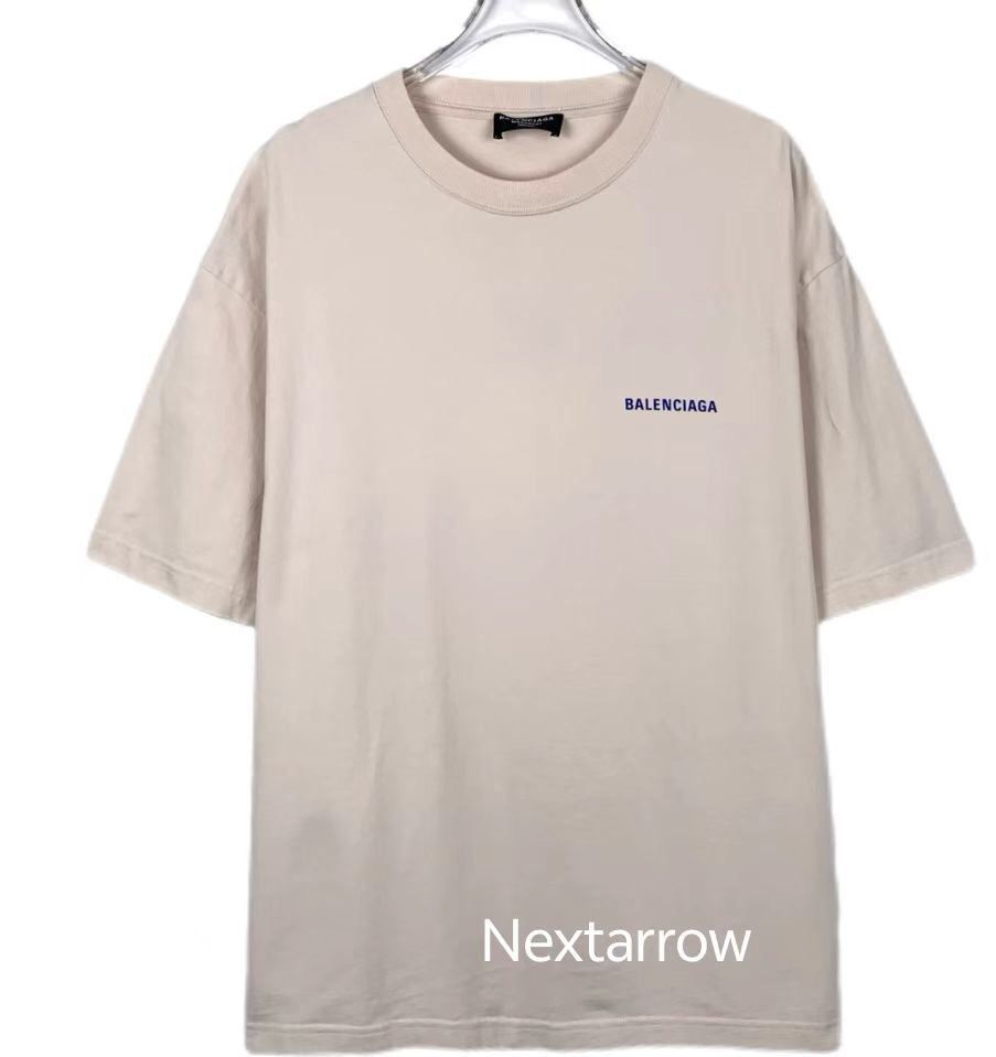Balenciaga Balenciaga 21 Logo letter print round neck off white cotton Size US M / EU 48-50 / 2 - 1 Thumbnail