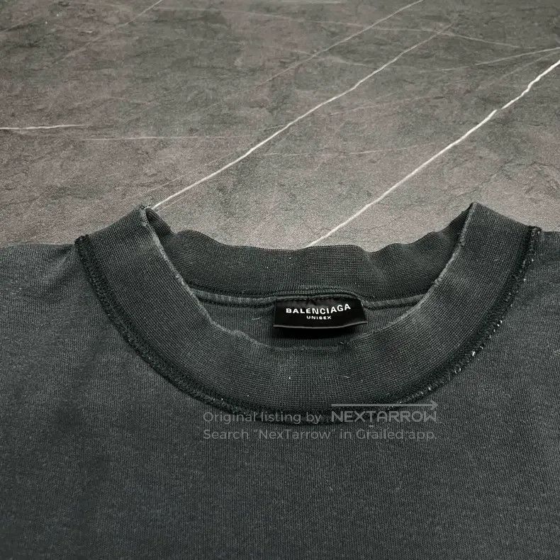 Balenciaga Balenciaga Distressed Destroyed Short Sleeve Size US M / EU 48-50 / 2 - 4 Thumbnail