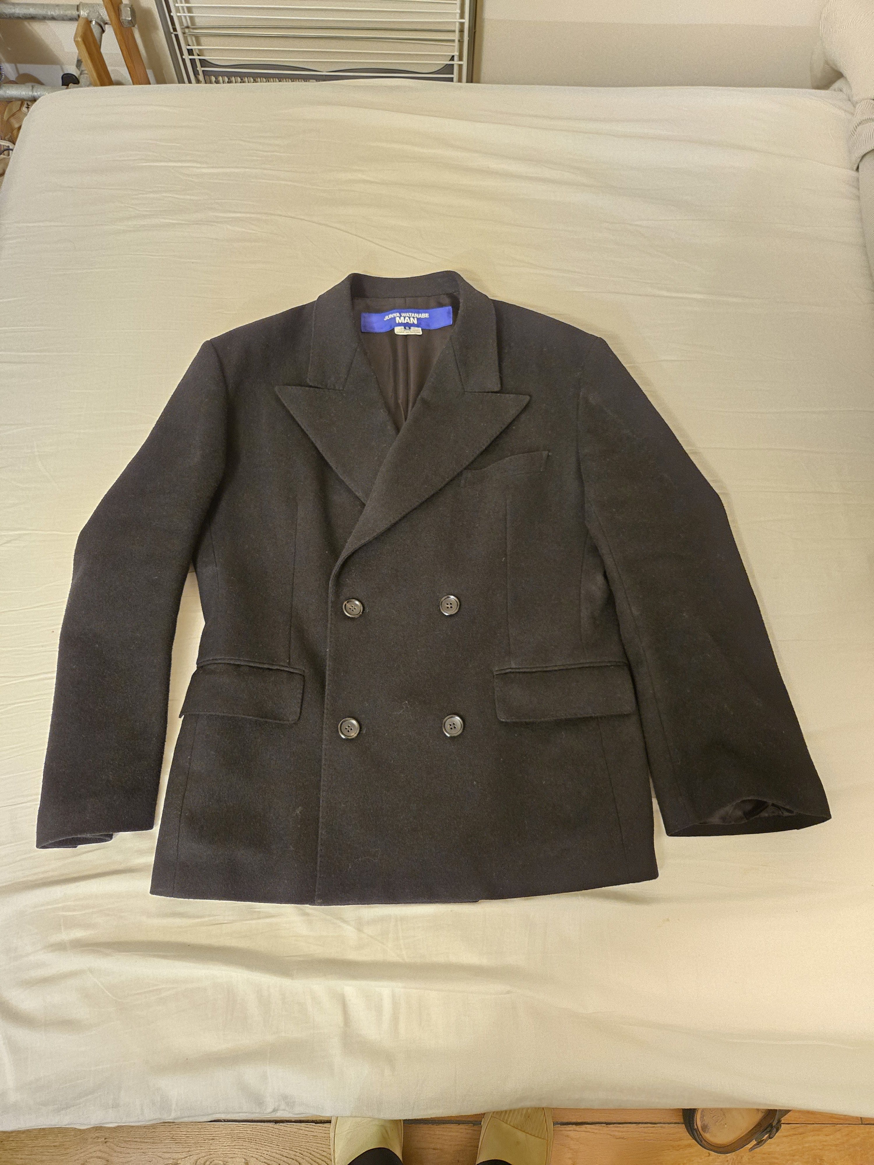 FW23 Beaver Cloth Double Breasted Oversized Jacket
