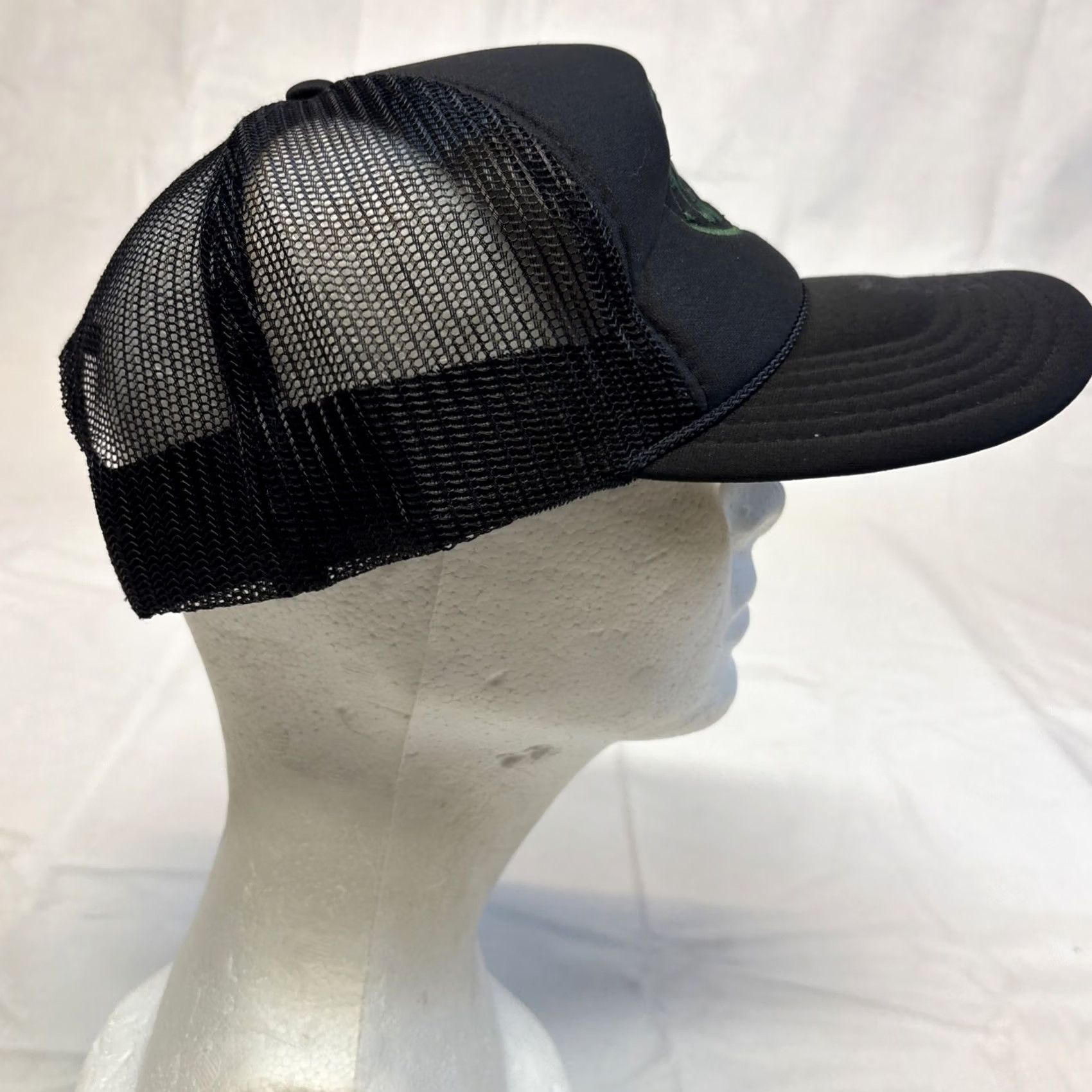Vintage Post Malone’s Tour Posts Co. Trucker Hat Dark Green Embroidered Adjustable One Size Men NWOT Size ONE SIZE - 4 Thumbnail