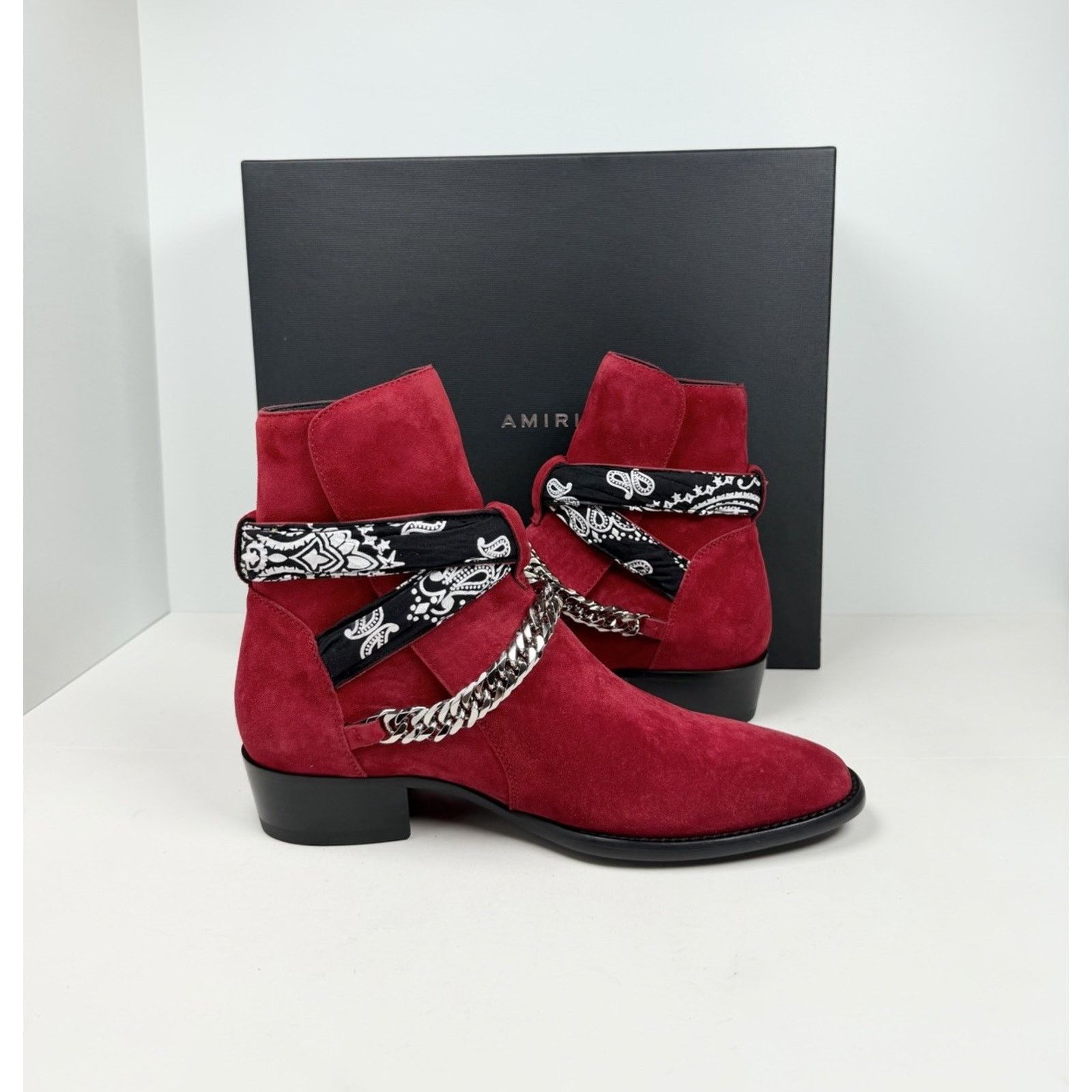Amiri Size 7.5US - Amiri Chain Link Bandana Boots NEW Size US 7.5 / EU 40-41 - 7 Thumbnail