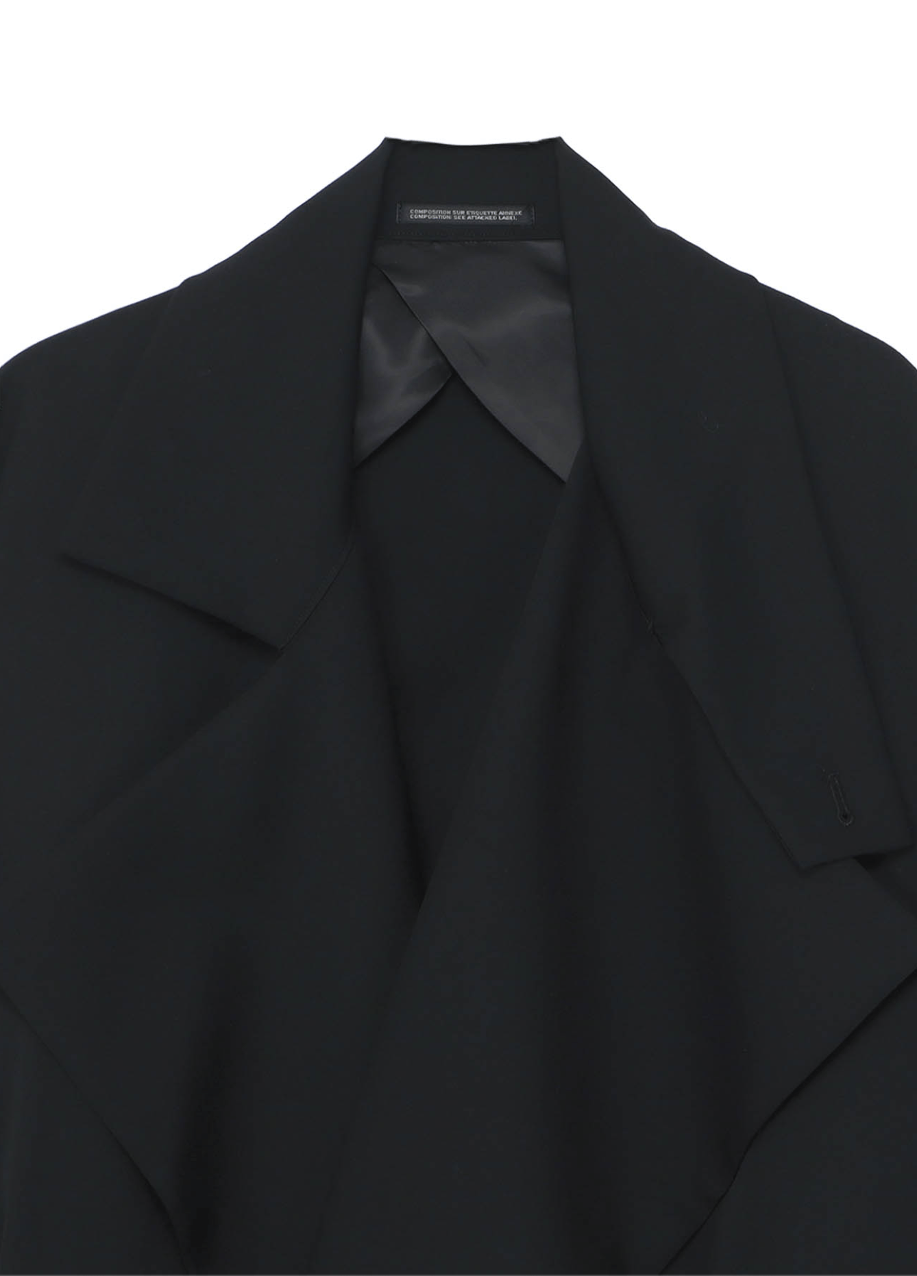 Yohji Yamamoto Yohji Yamamoto Pour Homme - WOOL GABARDINE SMOOTH COAT Size US M / EU 48-50 / 2 - 8 Thumbnail