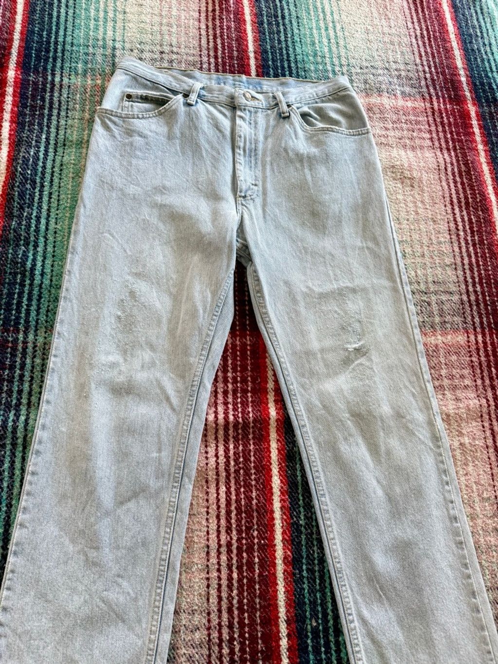 Lee 90s Lee Straight Fit Light Wash Jeans 33x32 Size US 33 - 2 Thumbnail