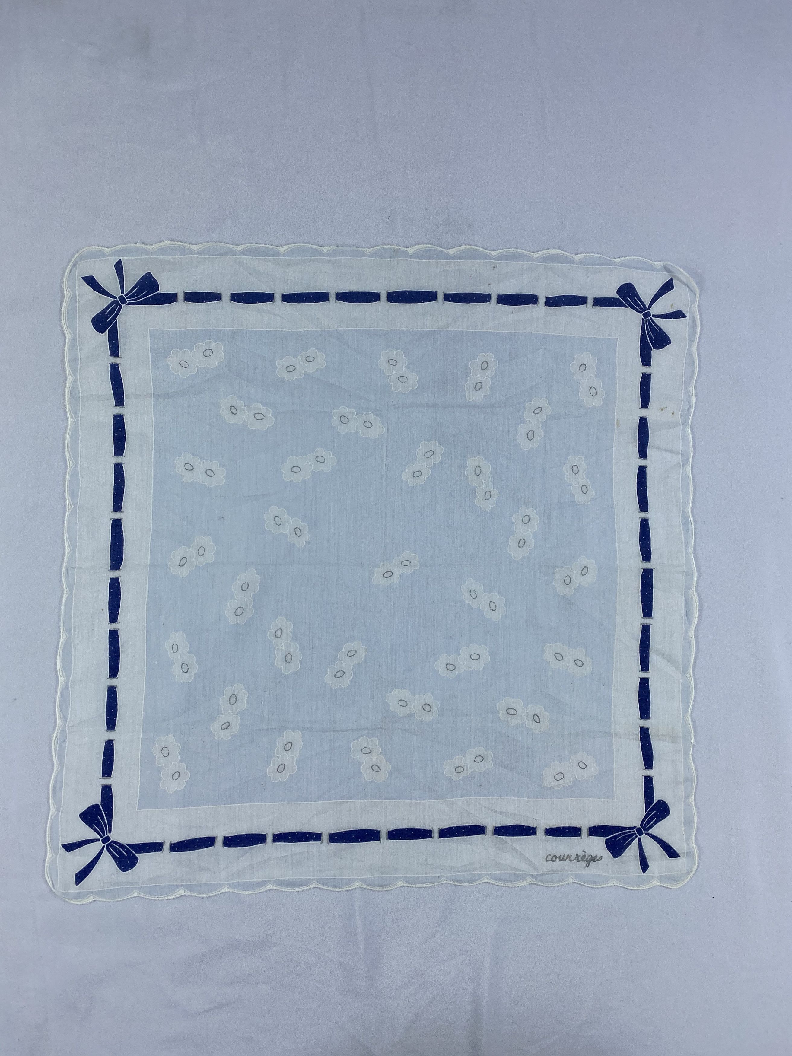 Courreges × Vintage Courreges Handkerchief / Bandana / Neckerchief Size ONE SIZE - 3 Thumbnail