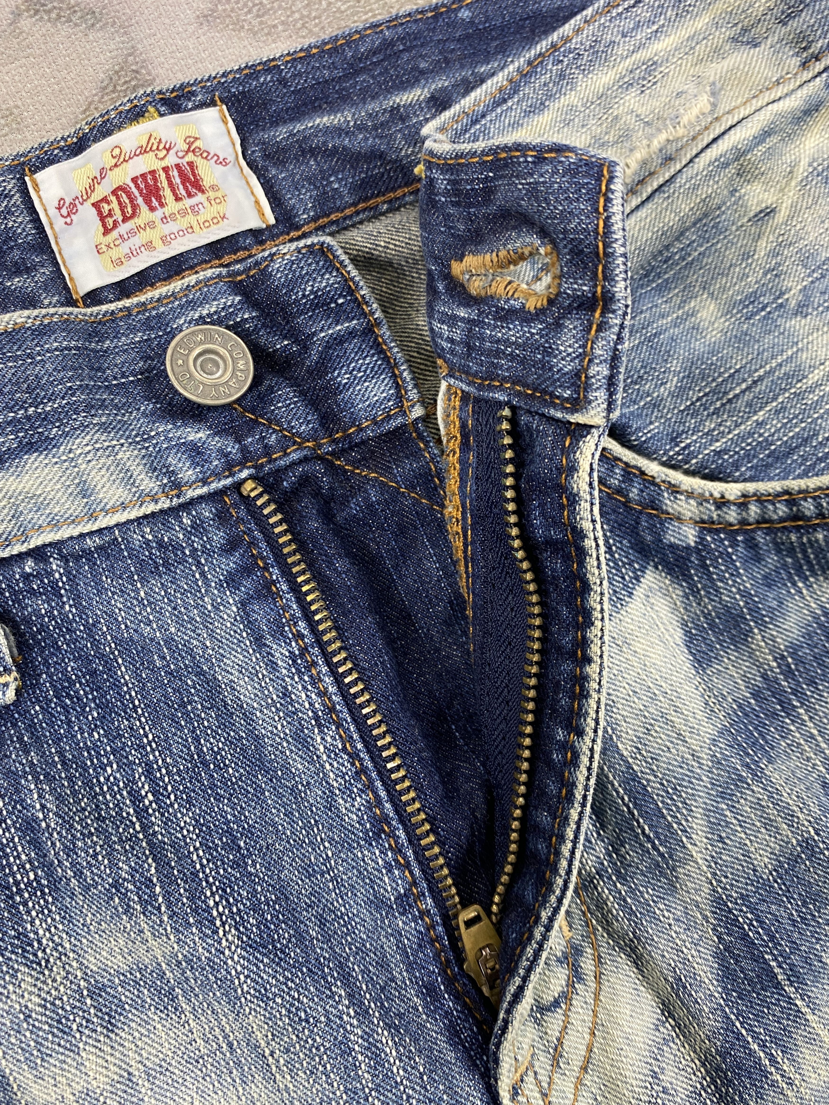 If Six Was Nine Vintage Edwin IF SIX WAS NINE STYLE 31x31.5 Denim- JN3551 Size US 31 - 6 Thumbnail