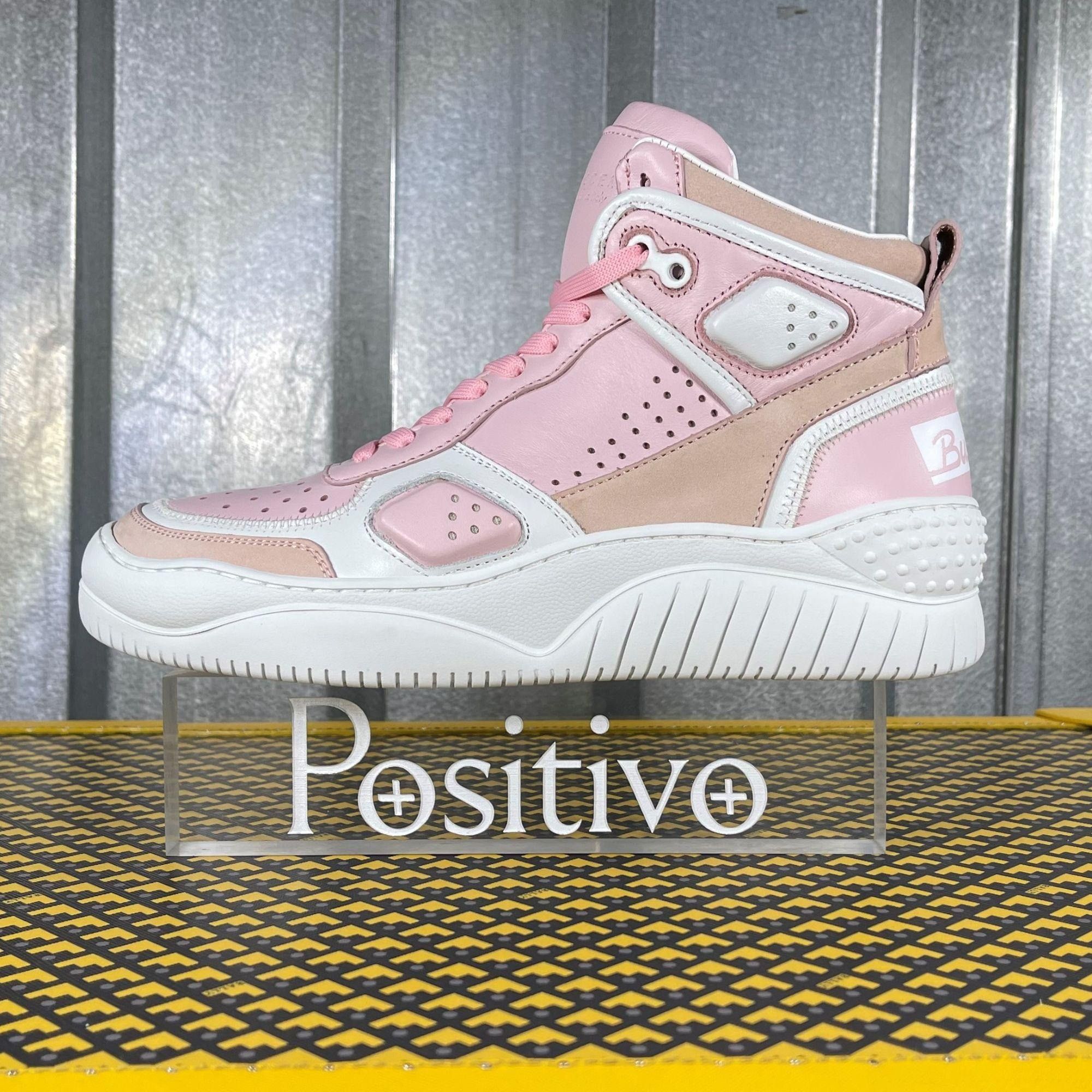 Buscemi Buscemi Basket Pink Leather High Top Sneakers US 5 EU 35 Size US 5 / IT 35 - 1 Thumbnail