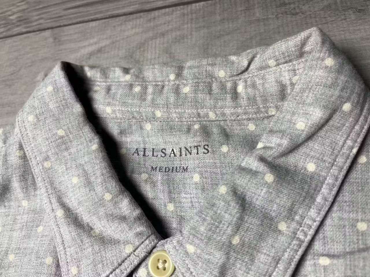 Allsaints Allsaints shirt peas casual size Medium Size US M / EU 48-50 / 2 - 4 Thumbnail