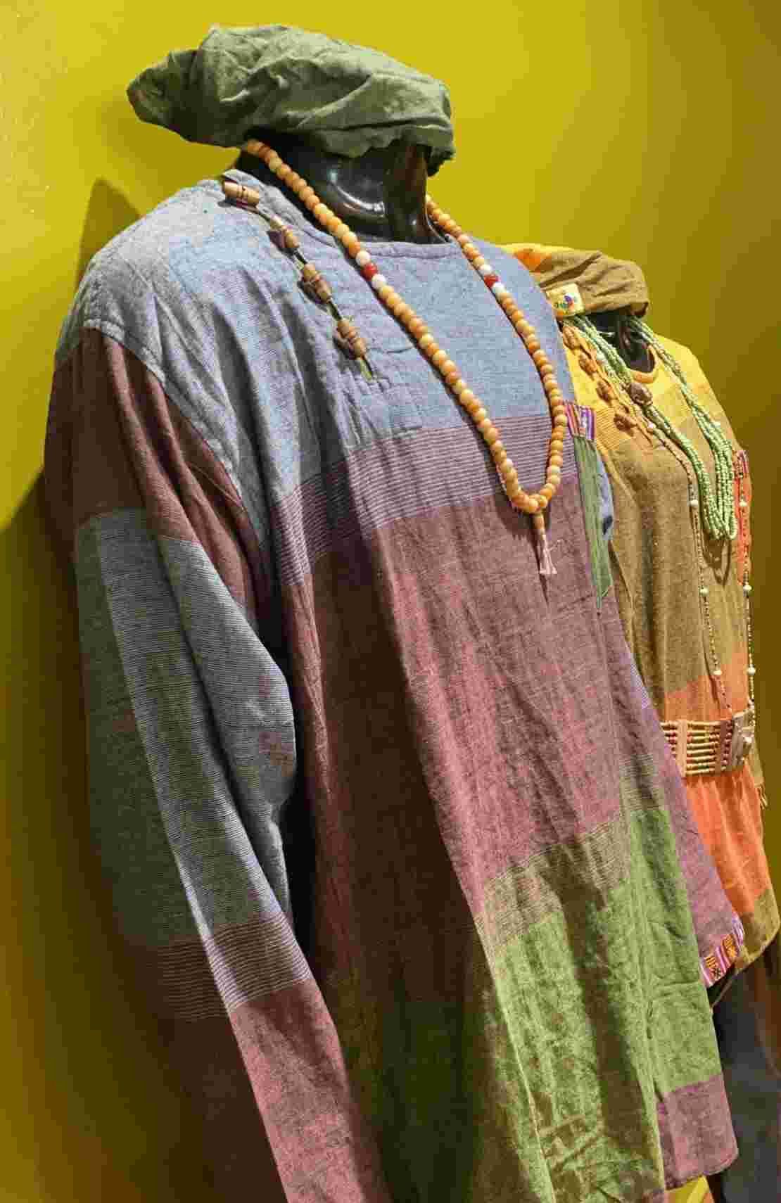Other Cotton Long-Sleeve Round Neck Tunic: Tri Color: Plum: New: S Size US S / EU 44-46 / 1 - 3 Thumbnail