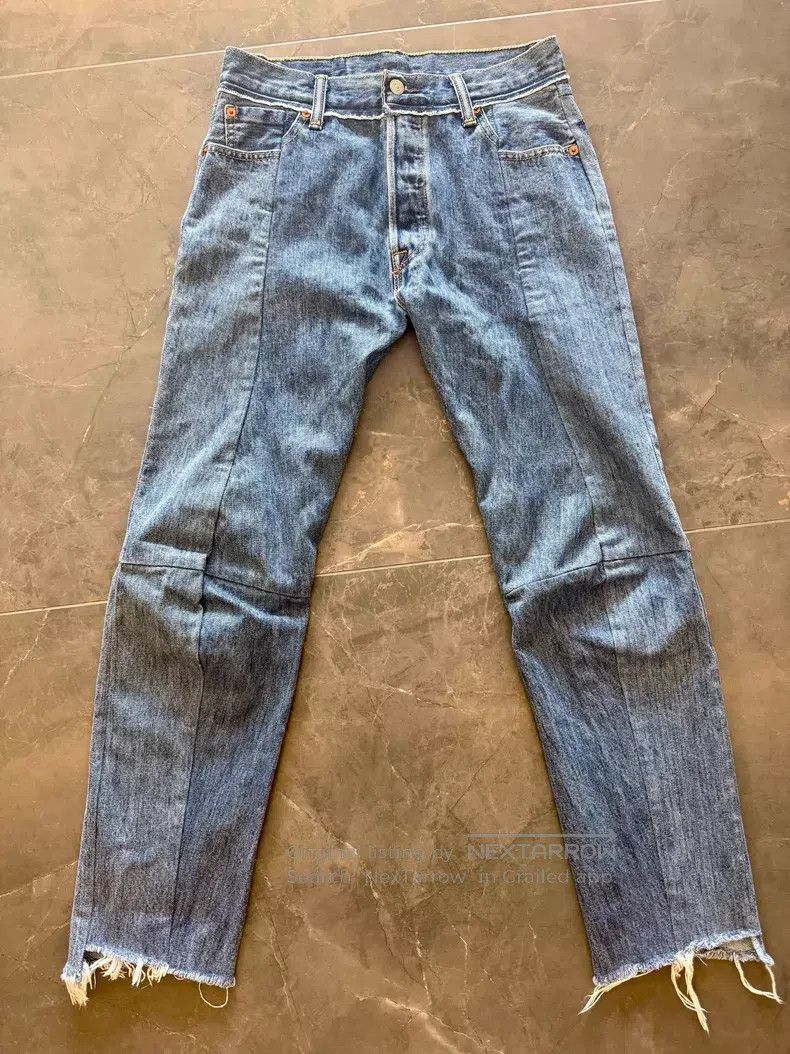 Vetements VETEMENTS size S Patchwork Denim Jeans Size US 27 - 1 Thumbnail