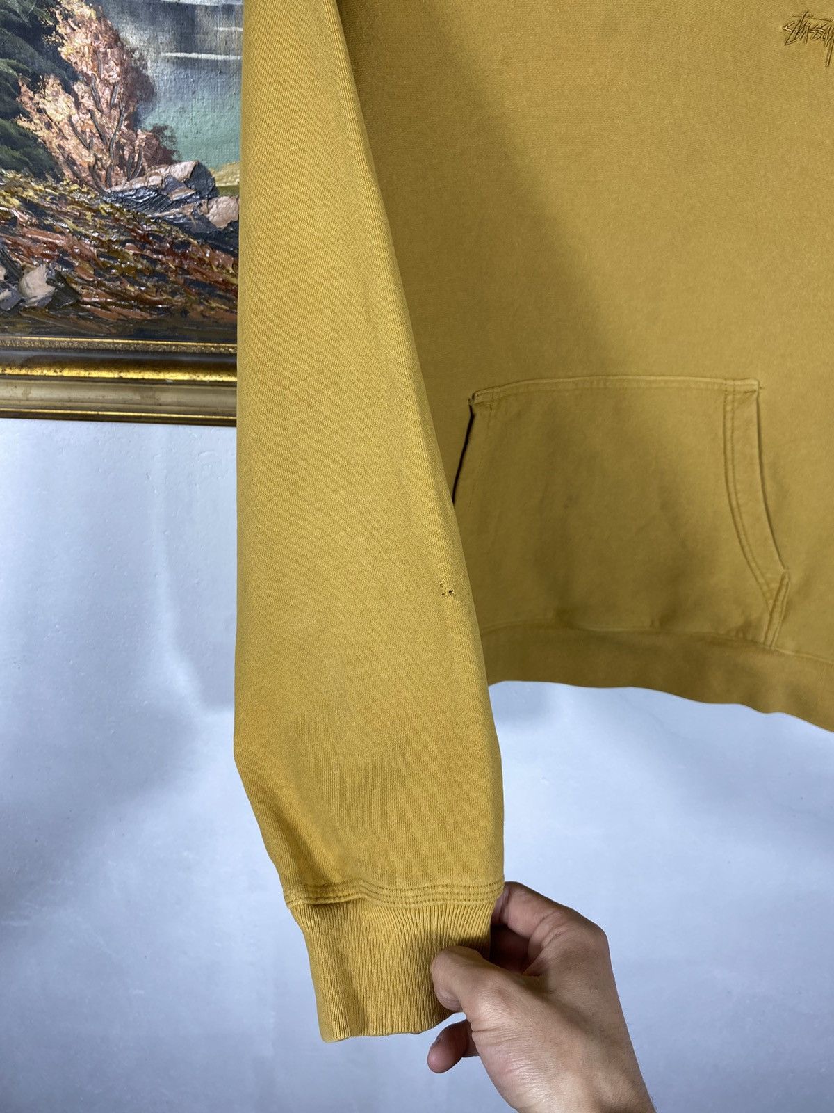 Stussy × Vintage Stussy Baggy Loose Vintage Y2k Hoodie Sweatshirt Skate Drip Size US L / EU 52-54 / 3 - 6 Thumbnail