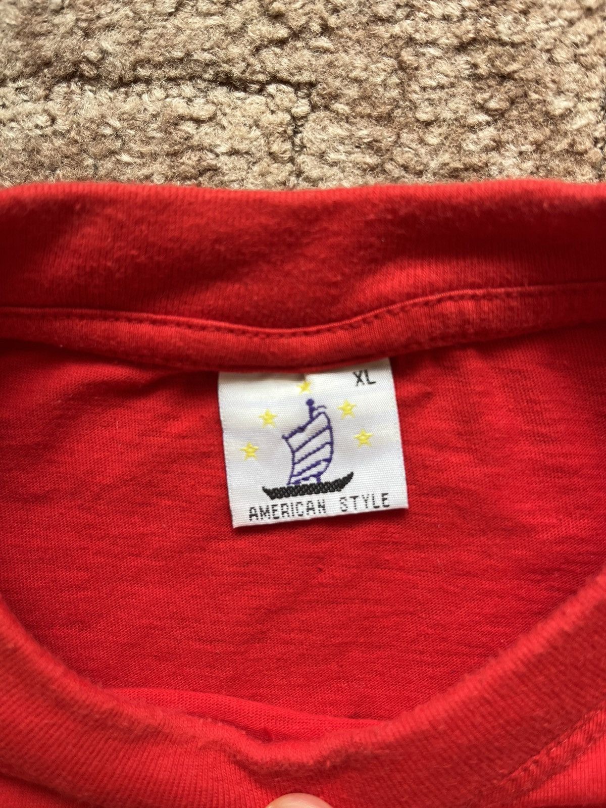 Ferrari Vintage 90's Michael Schumacher Big Logo Ferrari Racing Tee Size US L / EU 52-54 / 3 - 4 Thumbnail